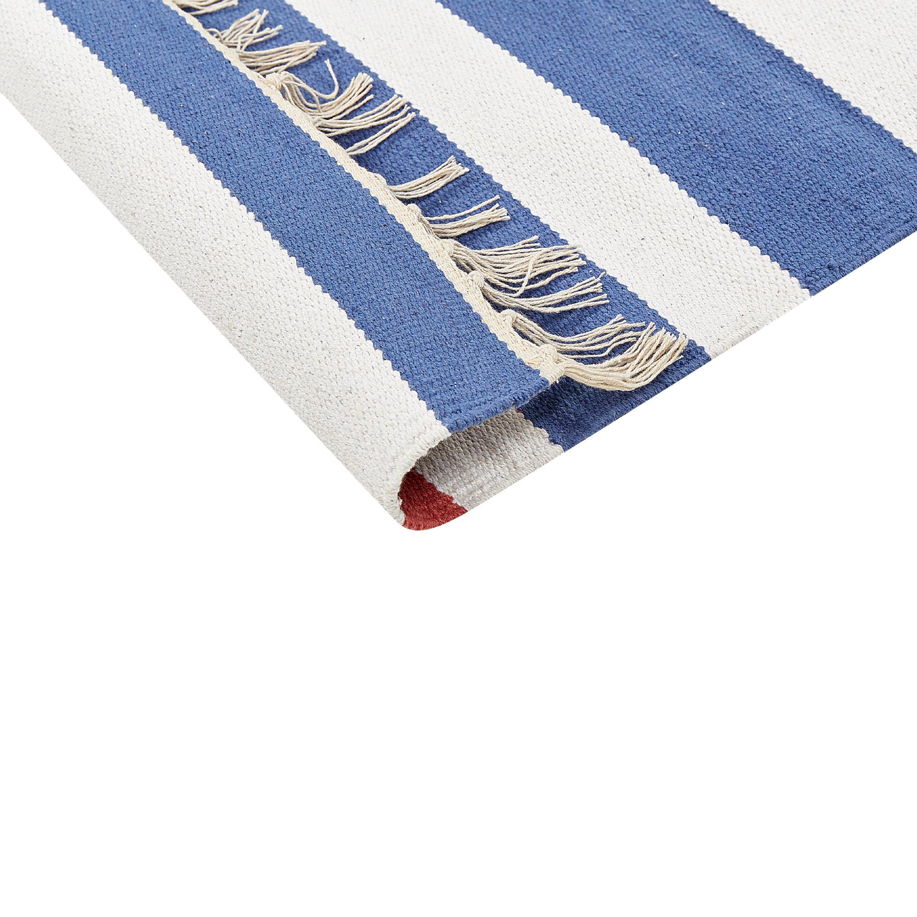 Beliani - VARSER - Vloerkleed - Meerkleurig - 80 x 150 cm - Katoen