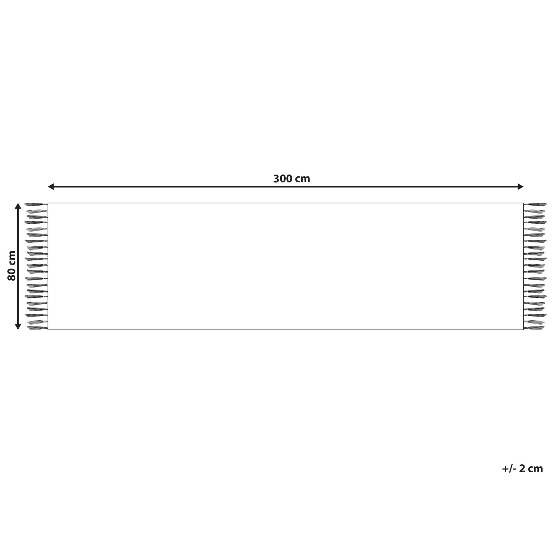 Beliani-URTSADZOR-Kelim vloerkleed-Multicolor-80 x 300 cm-Wol
