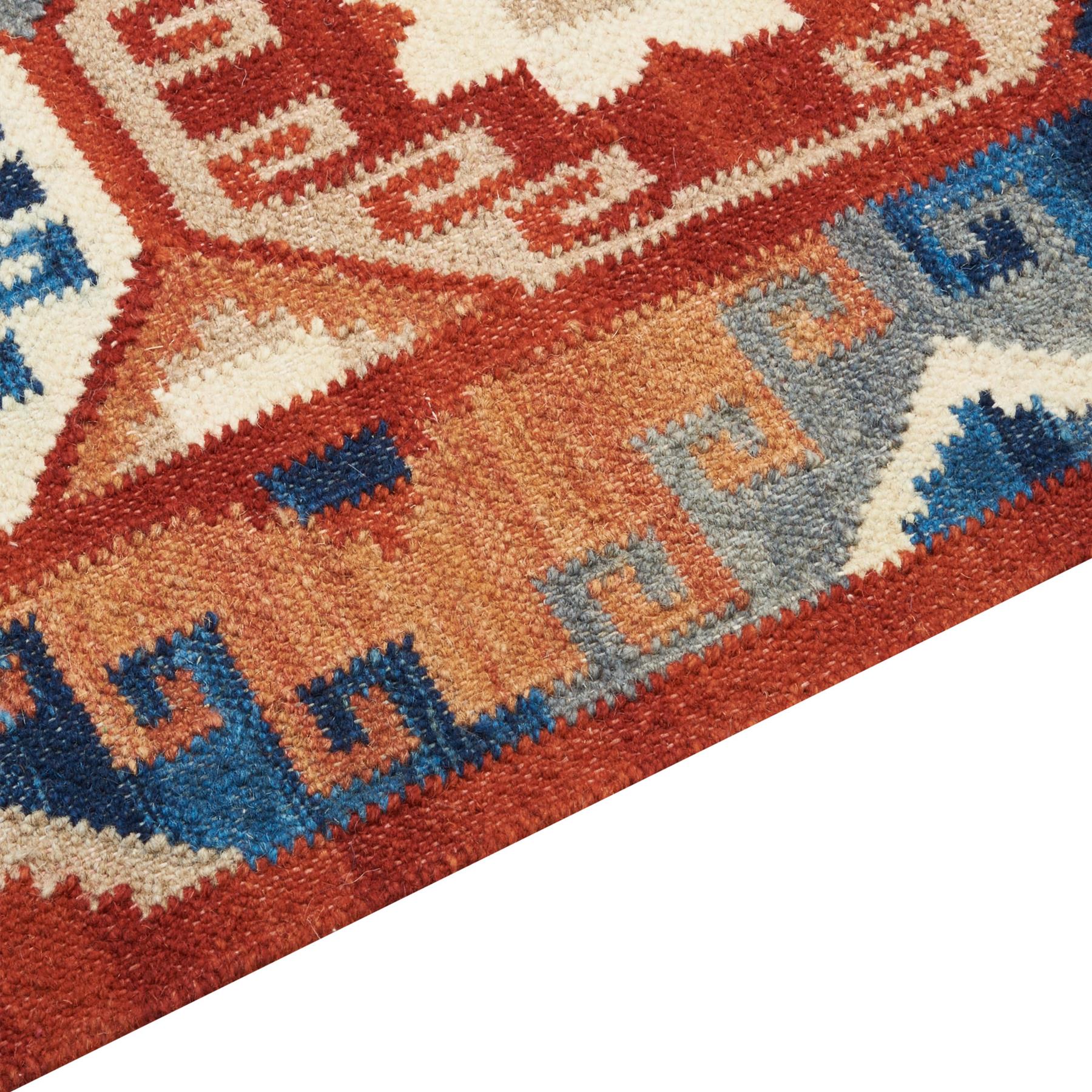 Beliani - LUSARAT - Kelim vloerkleed - Multicolor - 80 x 150 cm - Wol