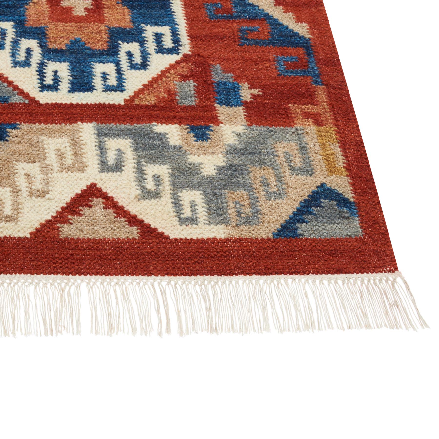 Beliani - LUSARAT - Kelim vloerkleed - Multicolor - 80 x 150 cm - Wol