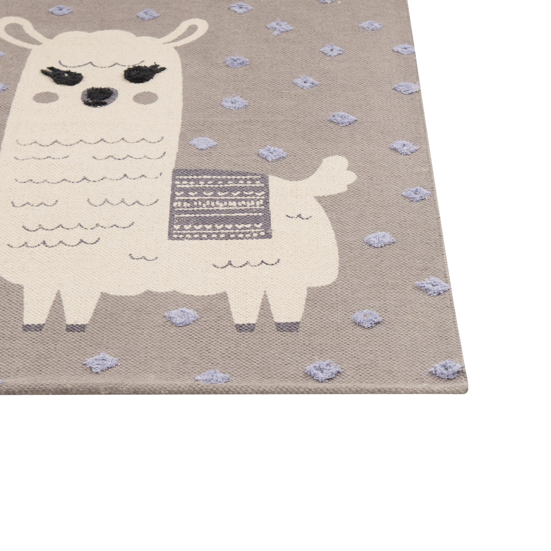Beliani - LUBUK - Vloerkleed - Taupe - Katoen
