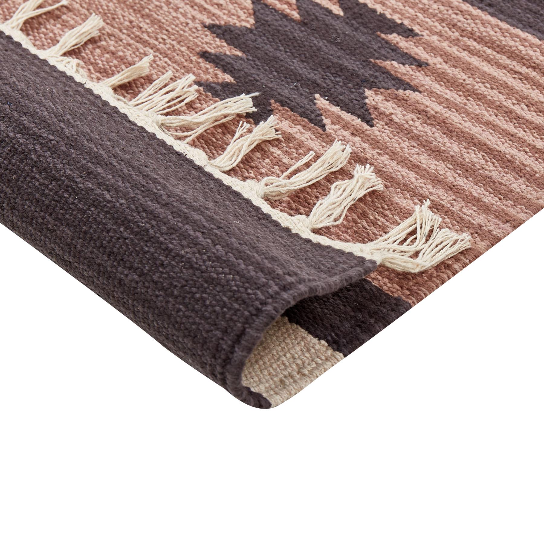 Beliani - ARAGATS - Vloerkleed - Beige|bruin - 200 x 300 cm - Katoen