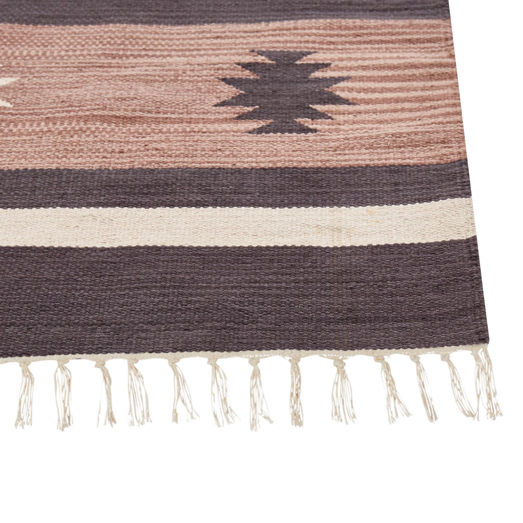 Beliani - ARAGATS - Vloerkleed - Beige|bruin - 200 x 300 cm - Katoen