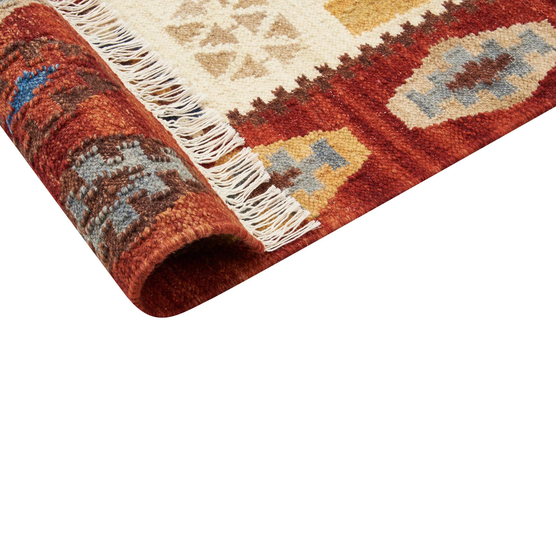 Beliani - VOSKEHAT - Kelim vloerkleed - Multicolor - 80 x 300 cm - Wol