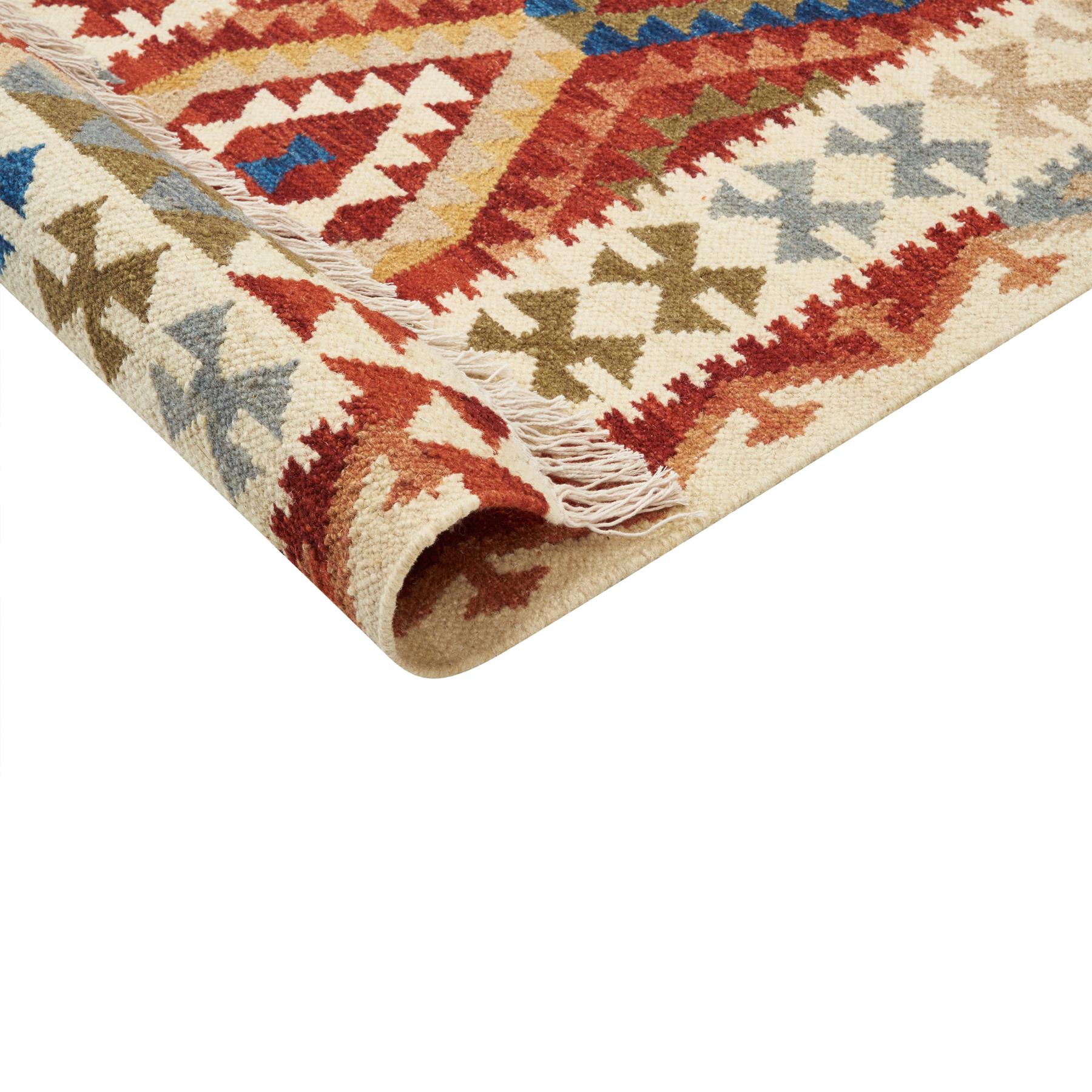 Beliani - OSHAKAN - Kelim vloerkleed - Multicolor - 200 x 300 cm - Wol