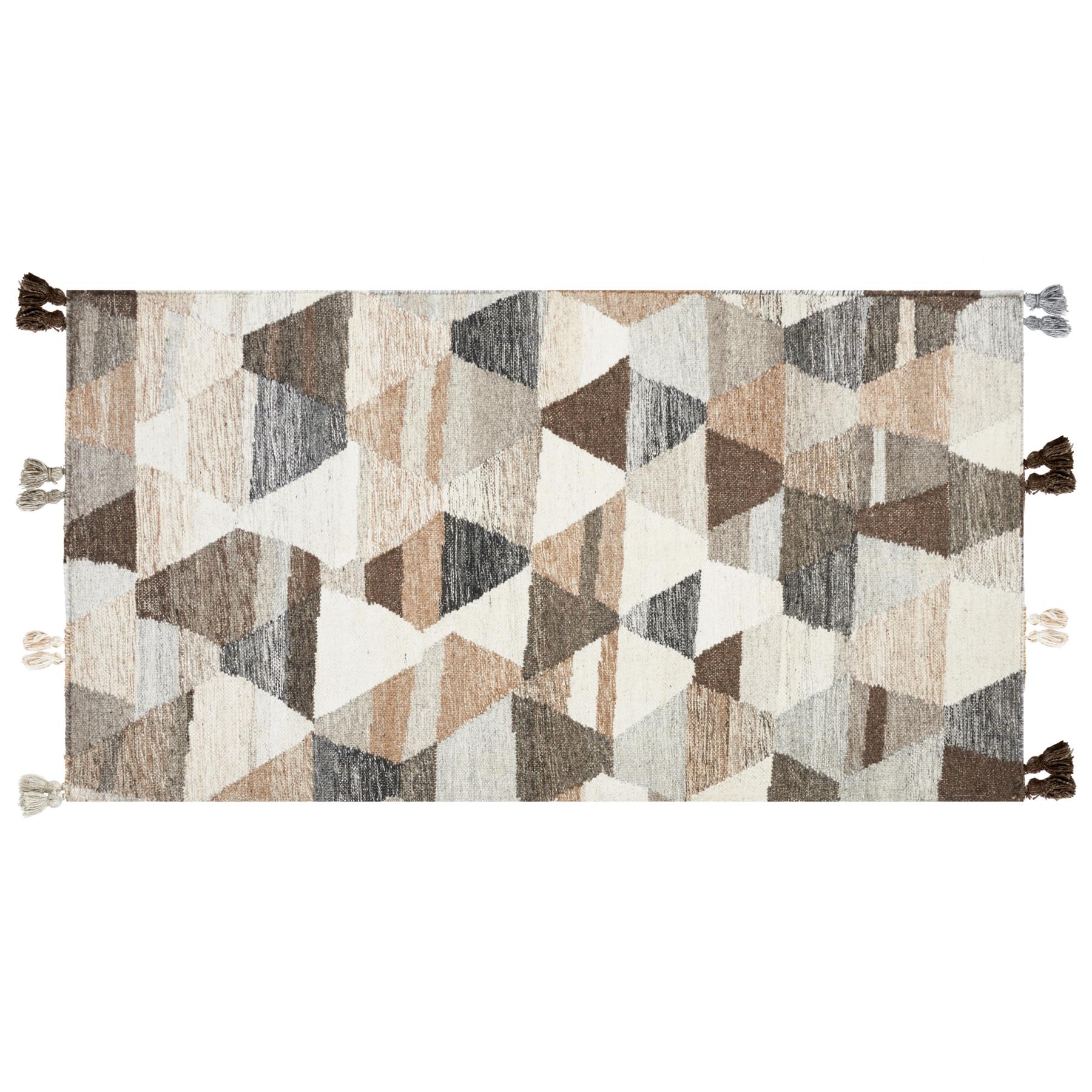 Beliani - ARGAVAND - Kelim vloerkleed - Multicolor - 80 x 150 cm - Wol