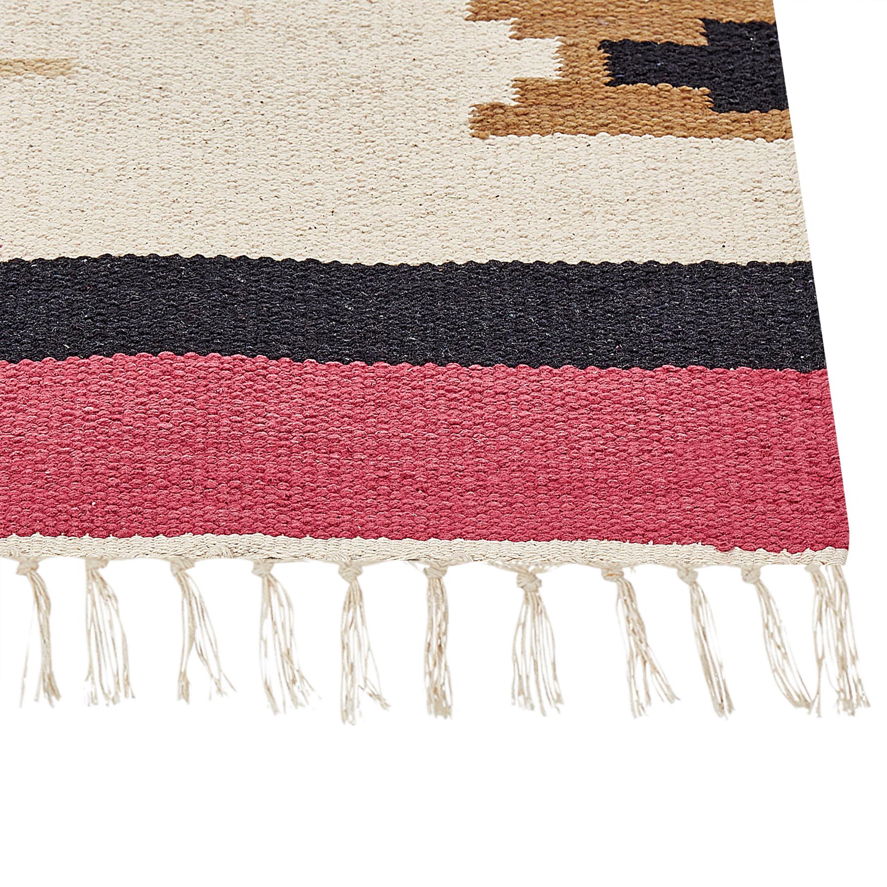Beliani - GARNI - Vloerkleed - Meerkleurig - 80 x 150 cm - Katoen