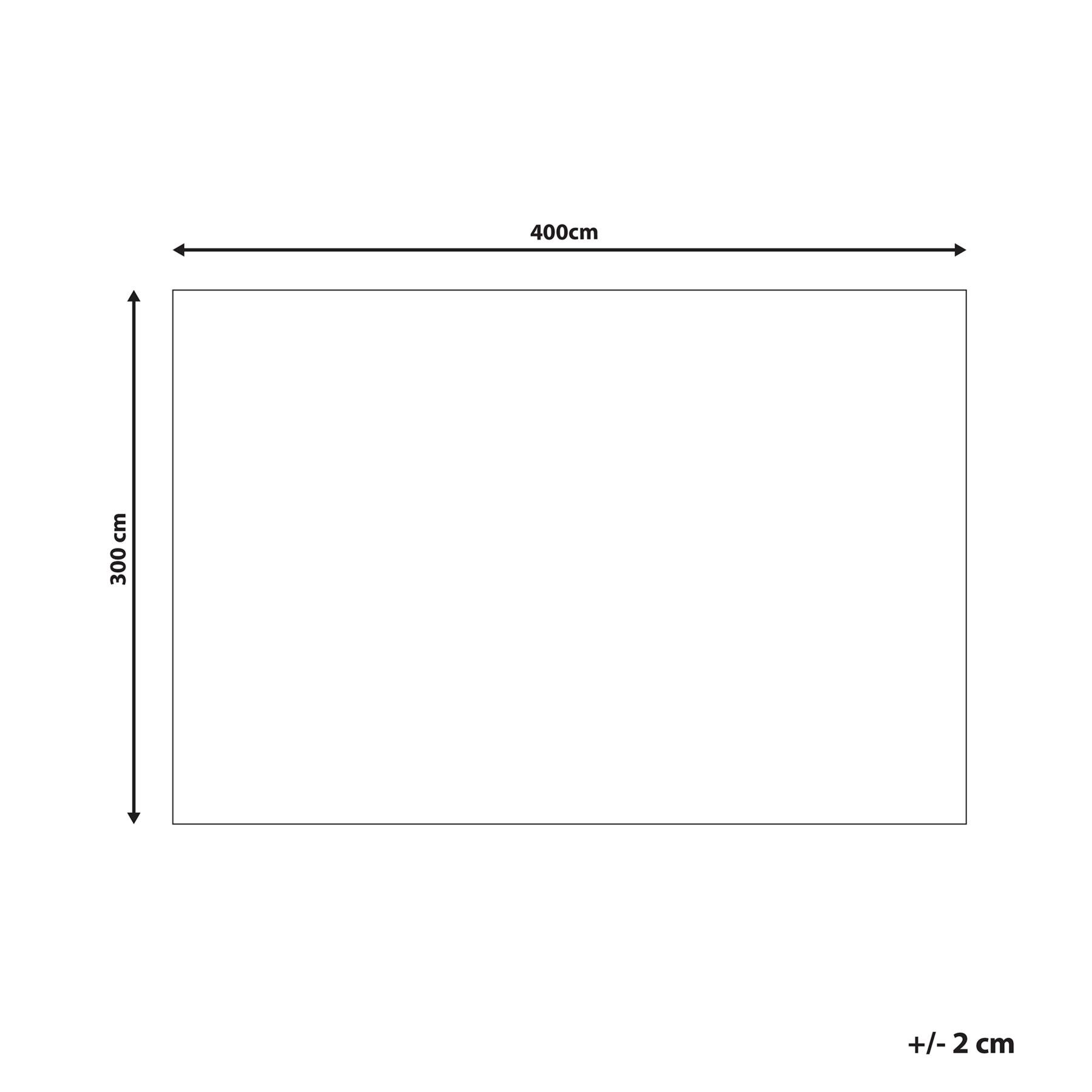 Beliani - ZIARAT - Vloerkleed - Beige - 300 x 400 cm - Jute