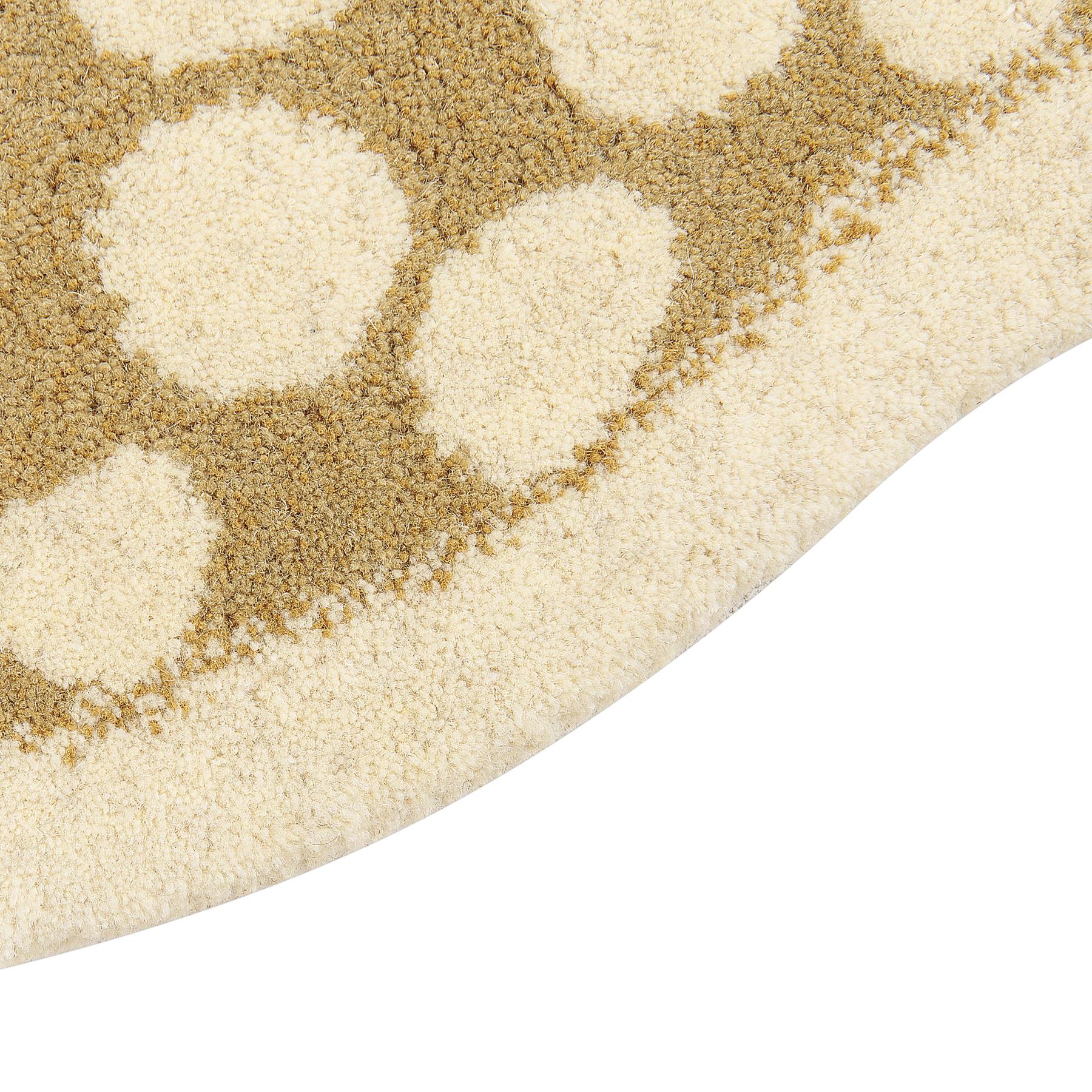Beliani - YONA - Kindervloerkleed - Beige - 100 x 160 cm - Wol