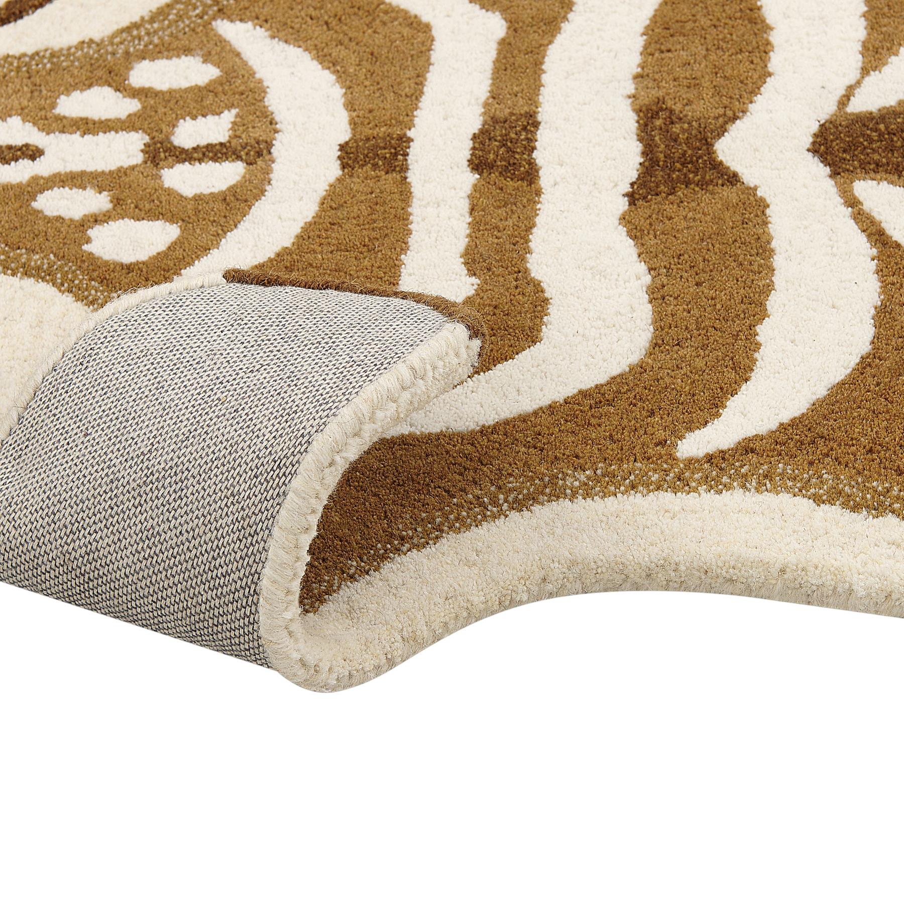 Beliani - ZAZA - Kindervloerkleed - Bruin - 100 x 160 cm - Wol