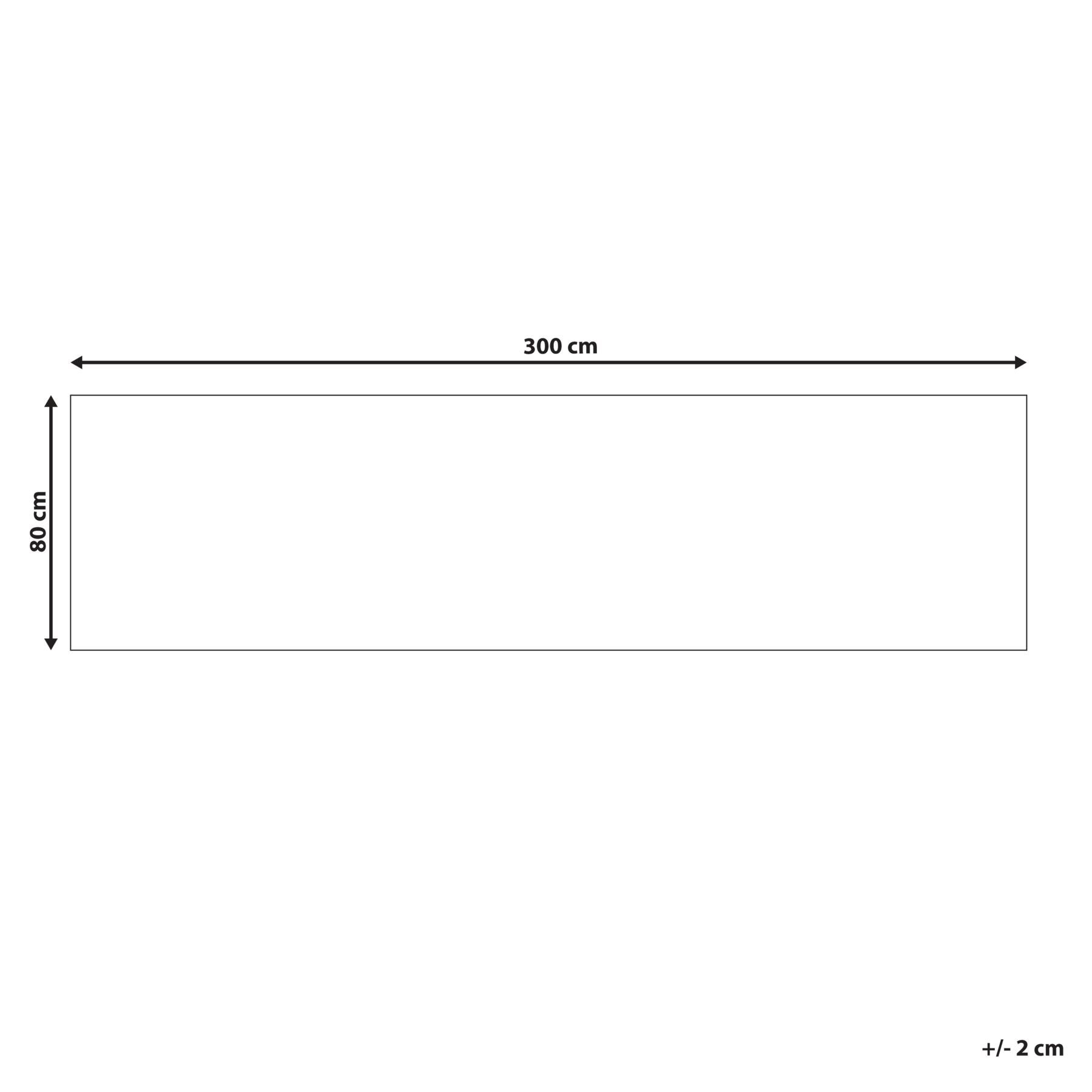 Beliani - SINANKOY - Loper tapijt - Zwart - 80 x 300 cm - Jute
