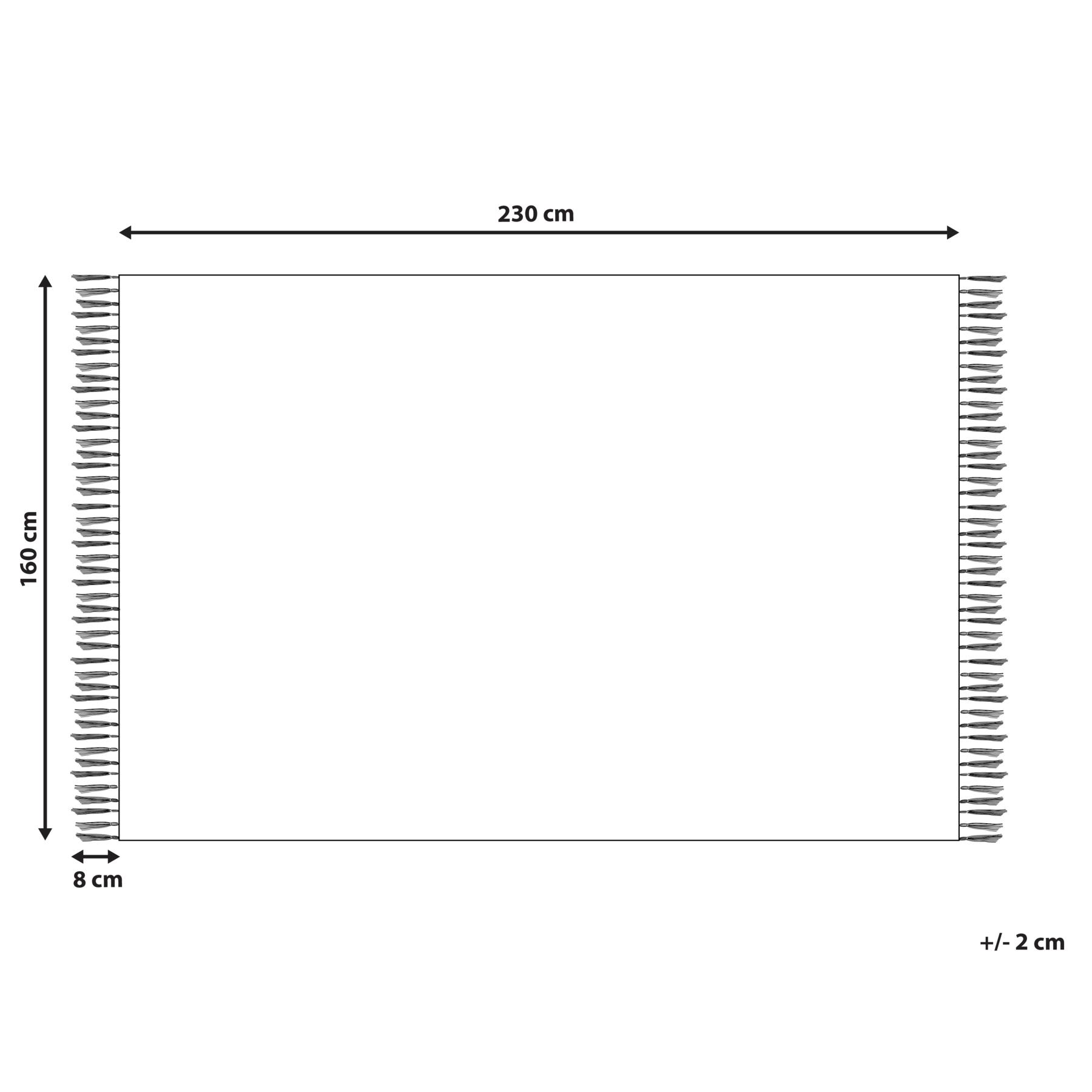 Beliani - SAVUR - Vintage vloerkleed - Wit - 160 x 230 cm - Wol