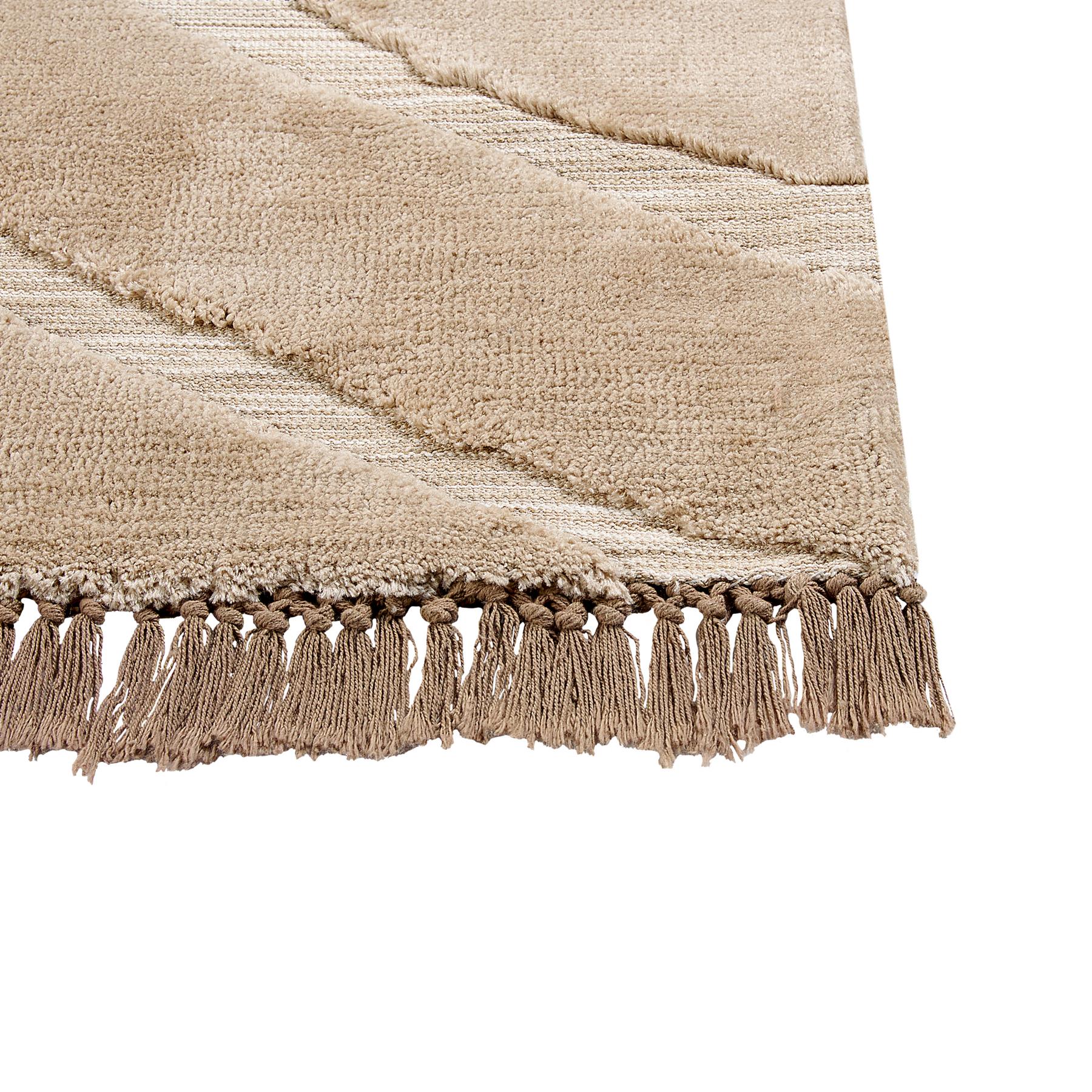 Beliani - SAZOO - Vloerkleed - Beige - 200 x 300 cm - Polyester