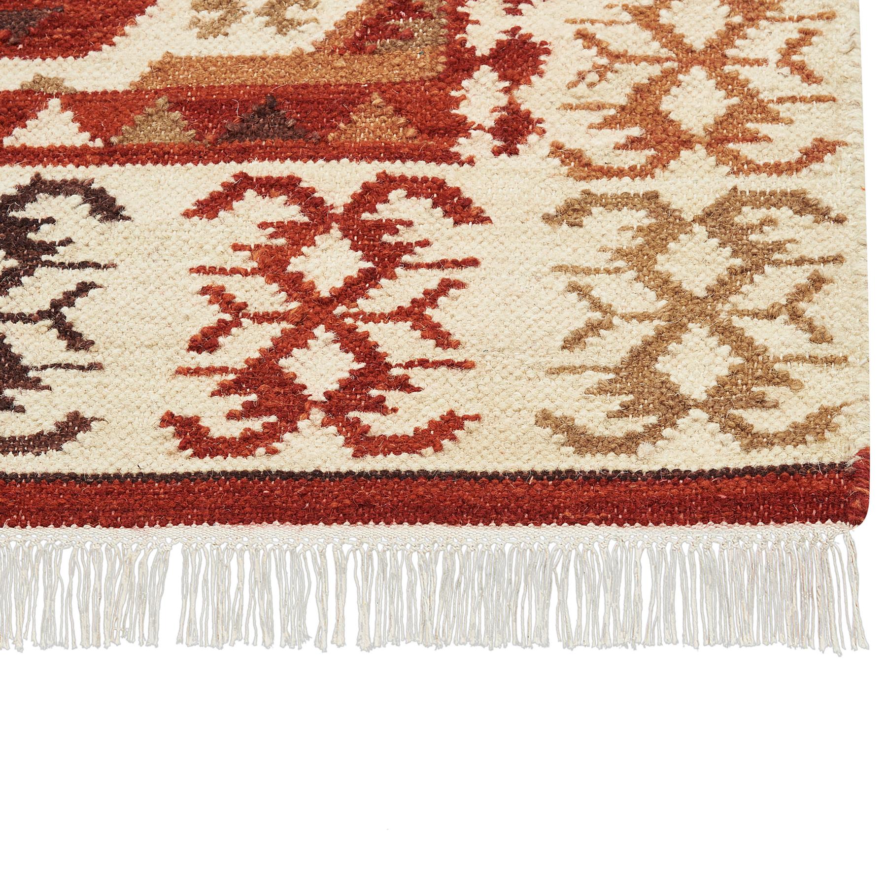Beliani - VOSKEVAZ - Kelim vloerkleed - Multicolor - 80 x 150 cm - Wol