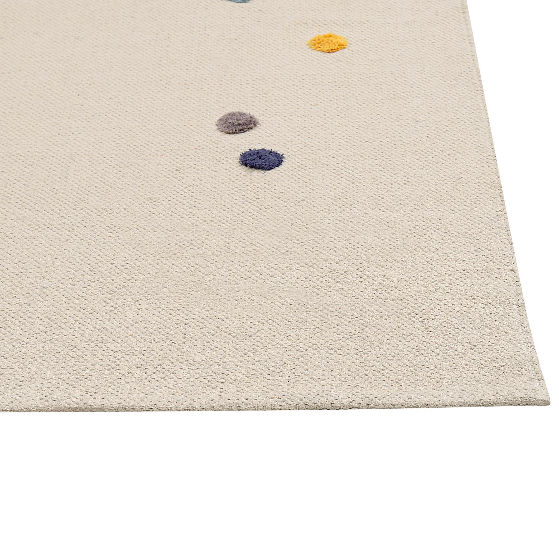 Beliani - SINGKIL - Vloerkleed - Beige - Katoen
