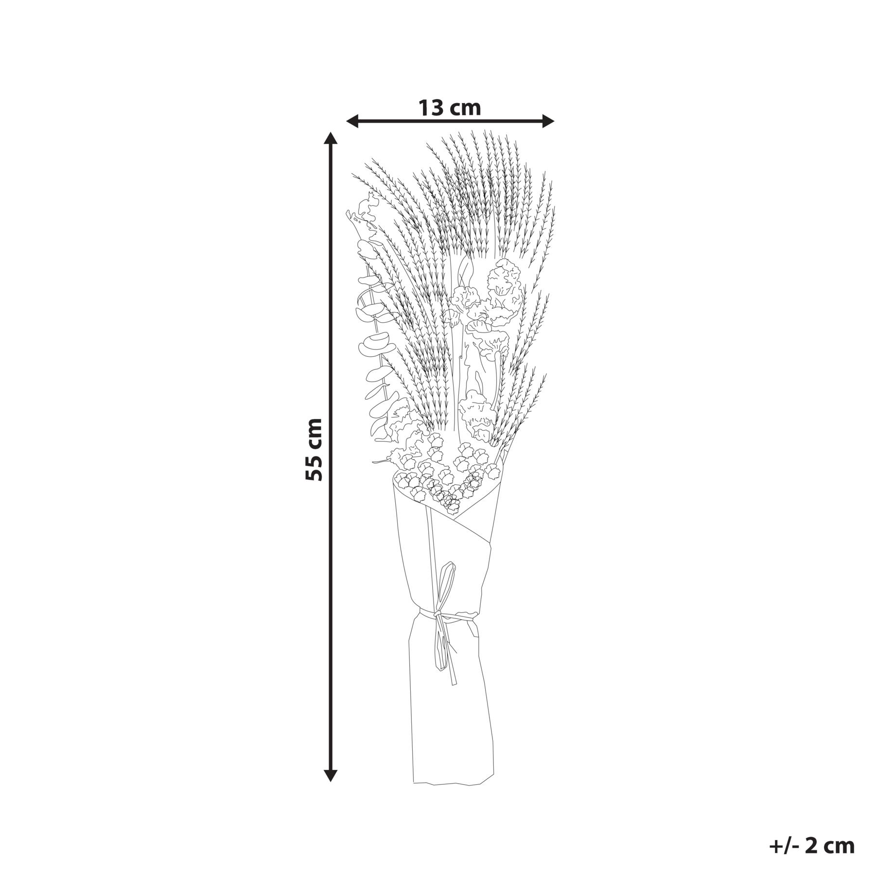 Beliani - ARABA - Droogbloemen boeket - Natuurlijk - Droogbloemen