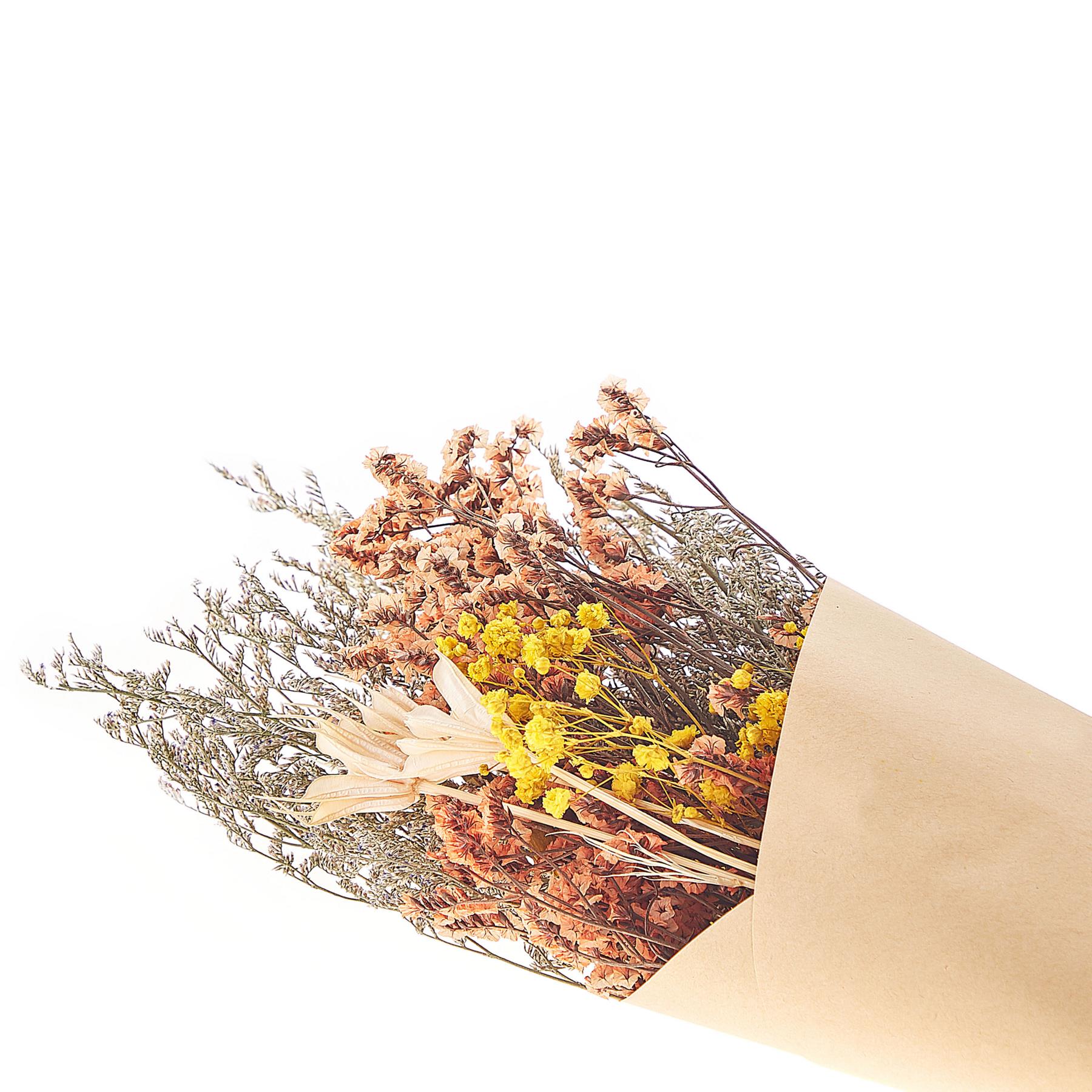 Beliani - CARTAYA - Droogbloemen boeket - Natuurlijk - Droogbloemen