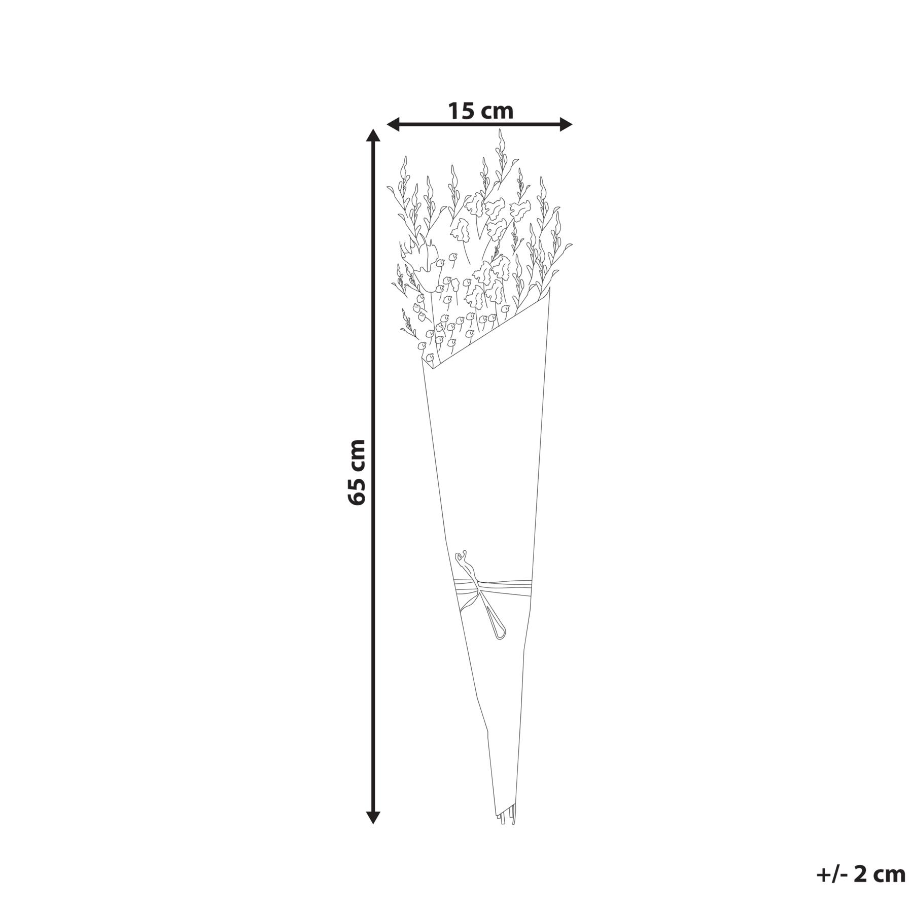 Beliani - CARTAYA - Droogbloemen boeket - Natuurlijk - Droogbloemen