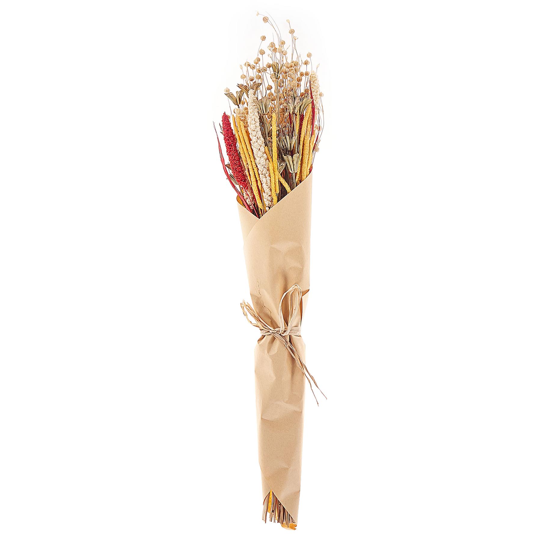 Beliani - PAMPELUNA - Droogbloemen boeket - Natuurlijk - Droogbloemen