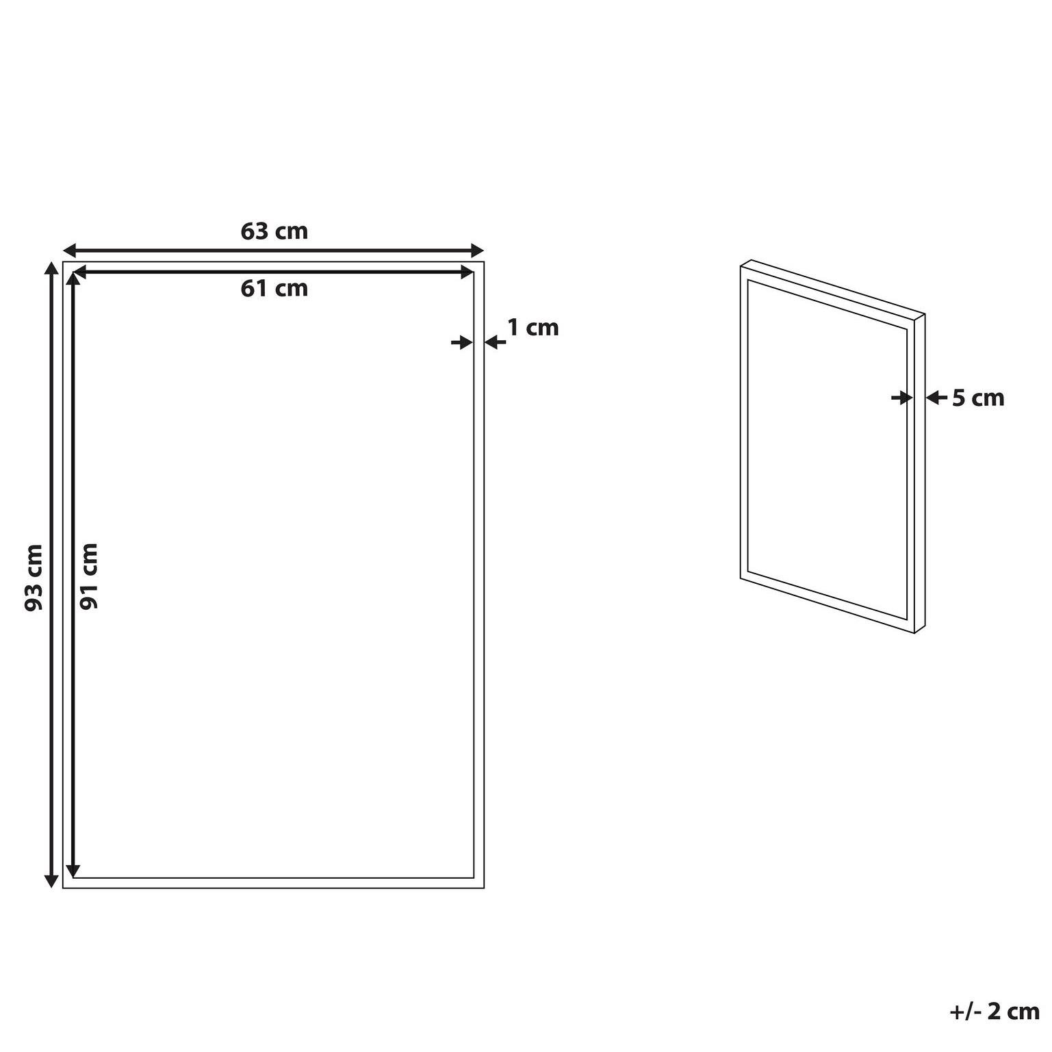 Beliani - FRISA - Wanddecoratie - Meerkleurig - Polyester