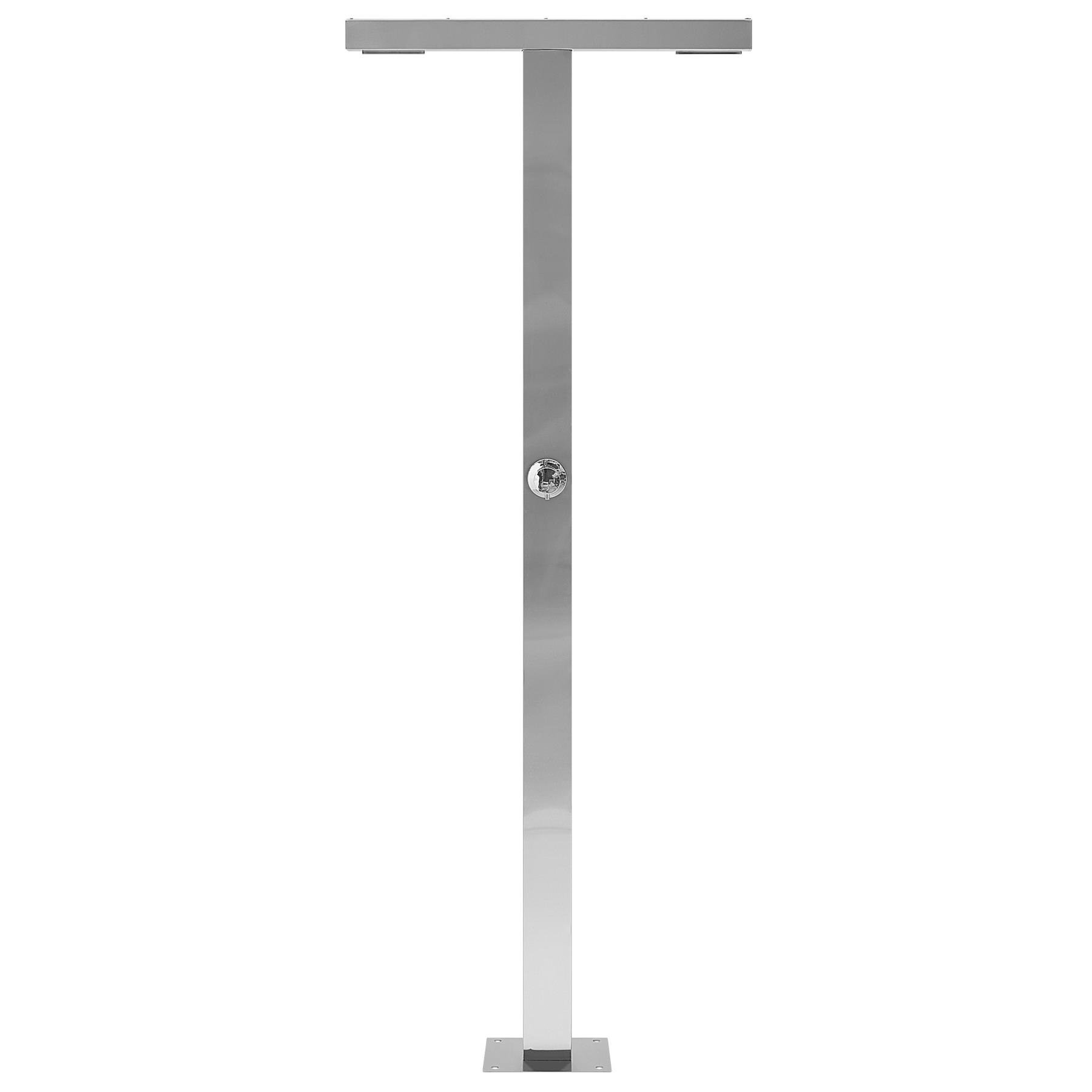 Beliani - URZULAI - Buitendouche - Zilver - RVS