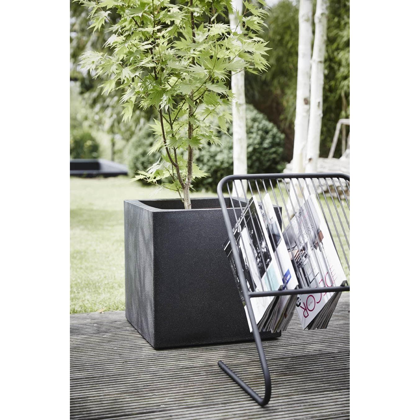 Capi Europe Bloempot vierkant Terrazzo - 40x40 - Wit