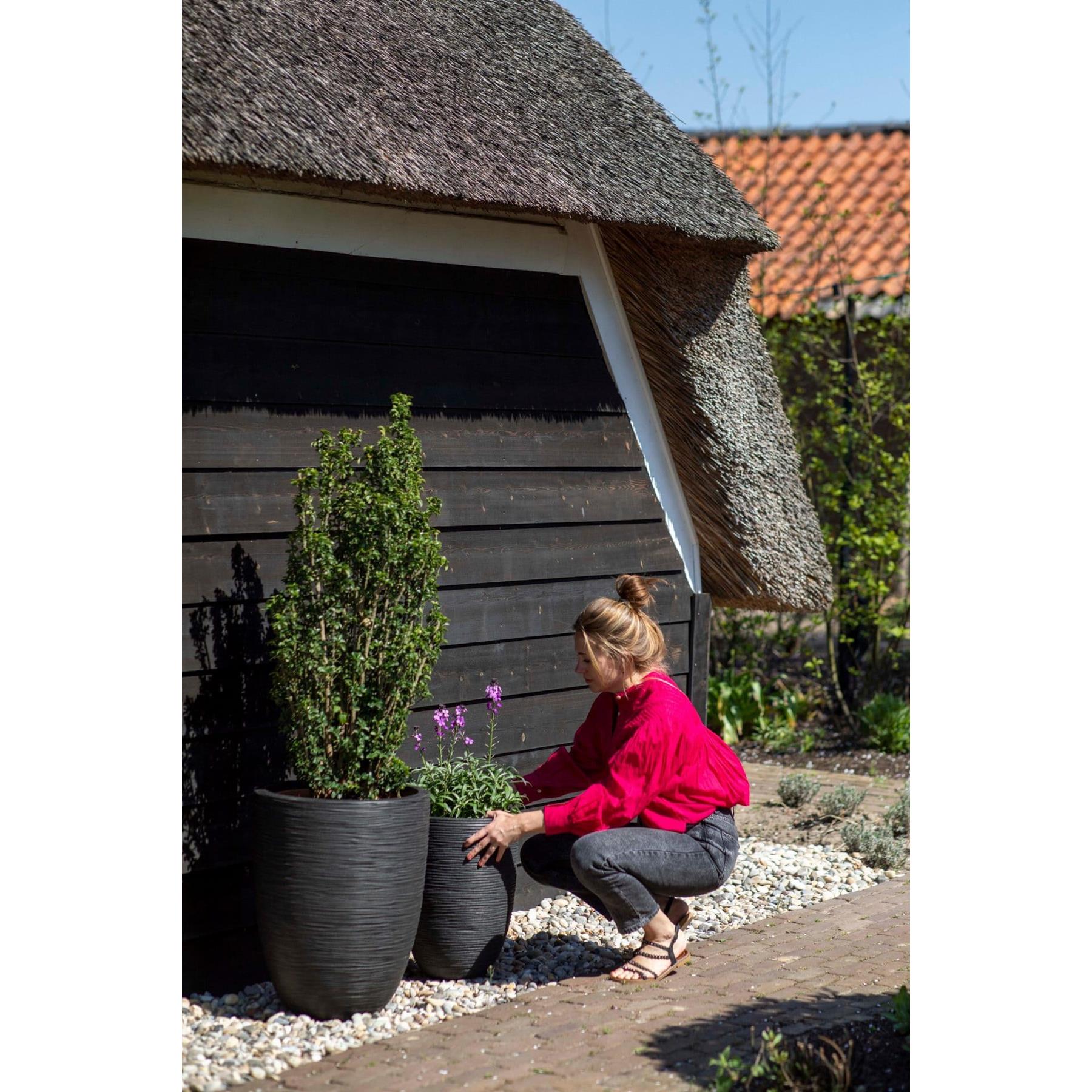 Capi Europe Vaas elegant laag Rib NL - 46x58 - Goud