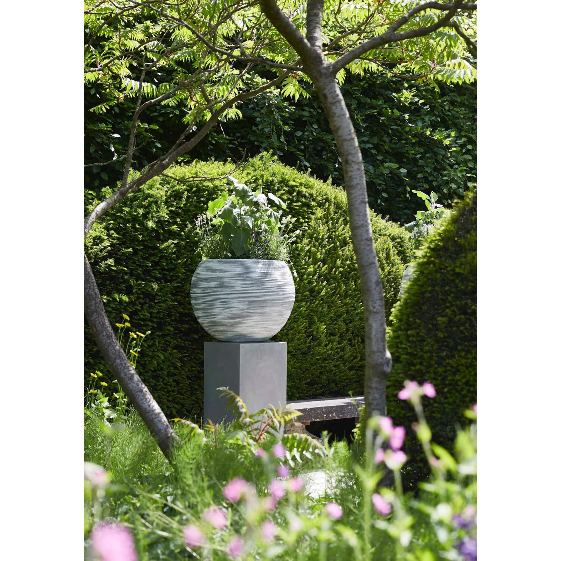 Capi Europe Vaas bol Rib NL - 40x32 - Goud