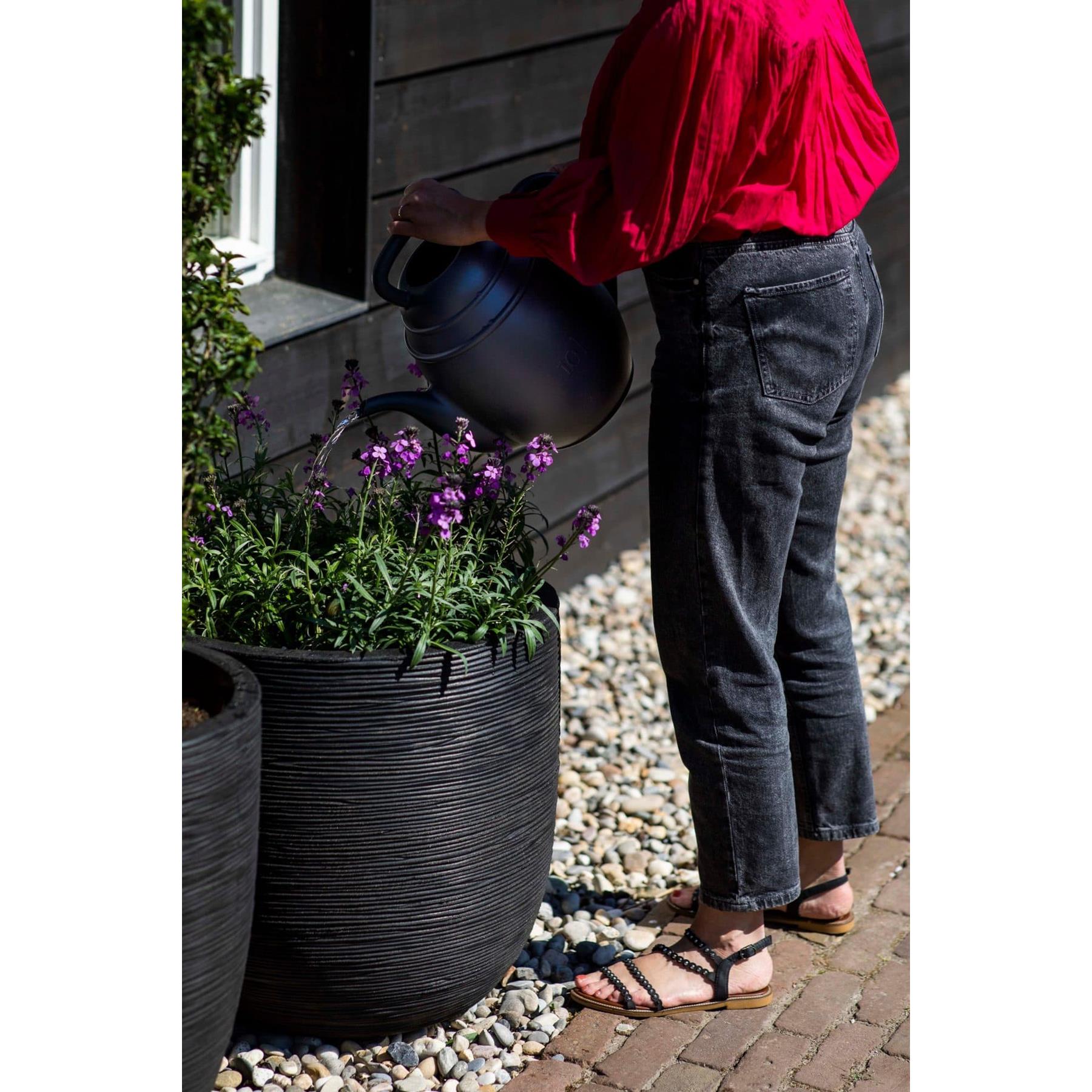 Capi Europe Bloempot bol Rib NL - 35x34 - Goud