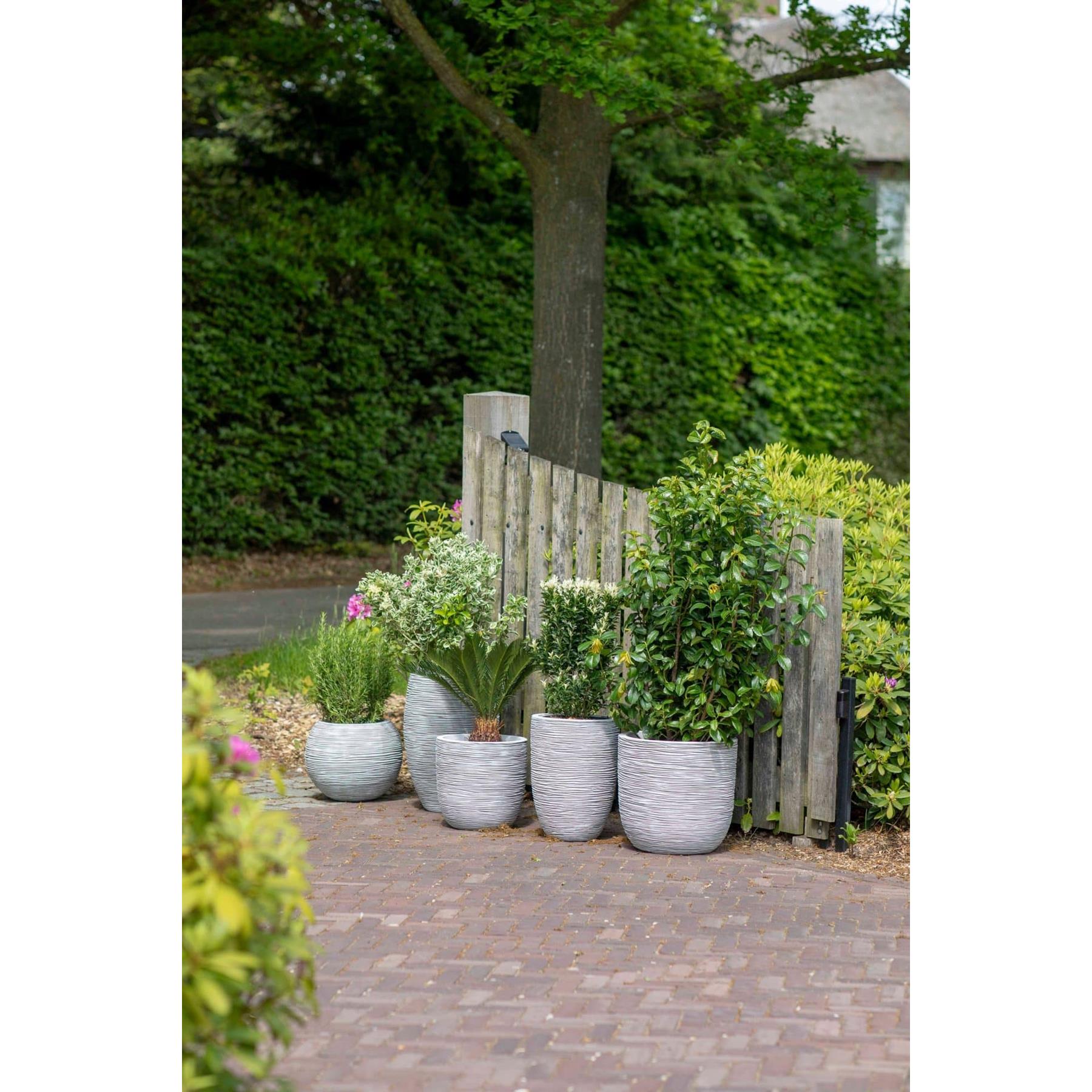 Capi Europe Bloempot bol Rib NL - 43x41 - Goud