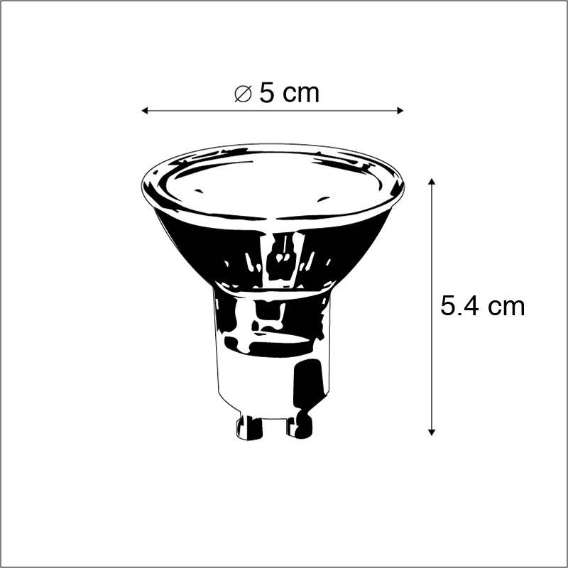 LUEDD GU10 3-staps dimbare LED lamp 6W 260 lm 2700K