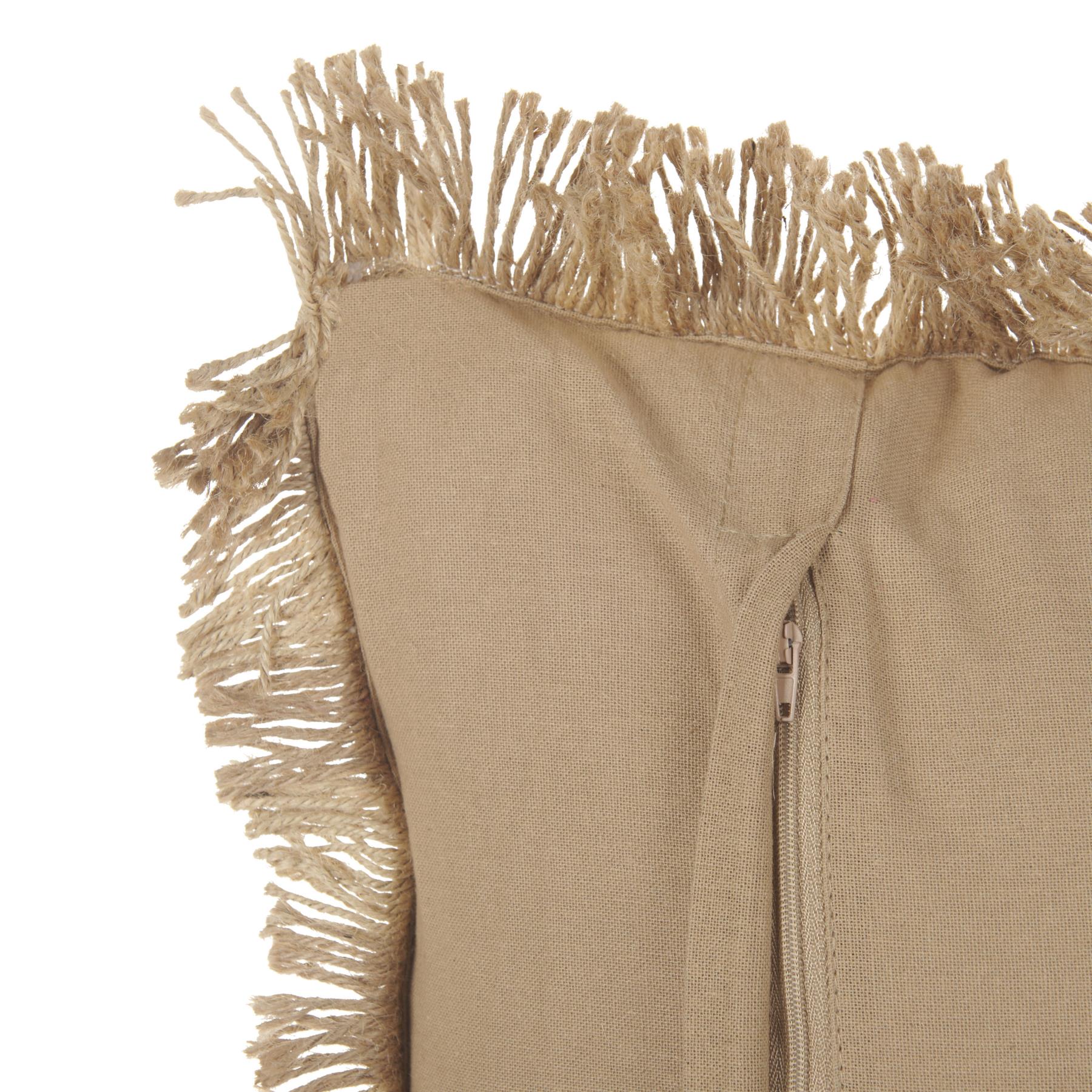 Beliani - CIRSIUM - Sierkussen - Beige - 45 x 45 cm - Jute