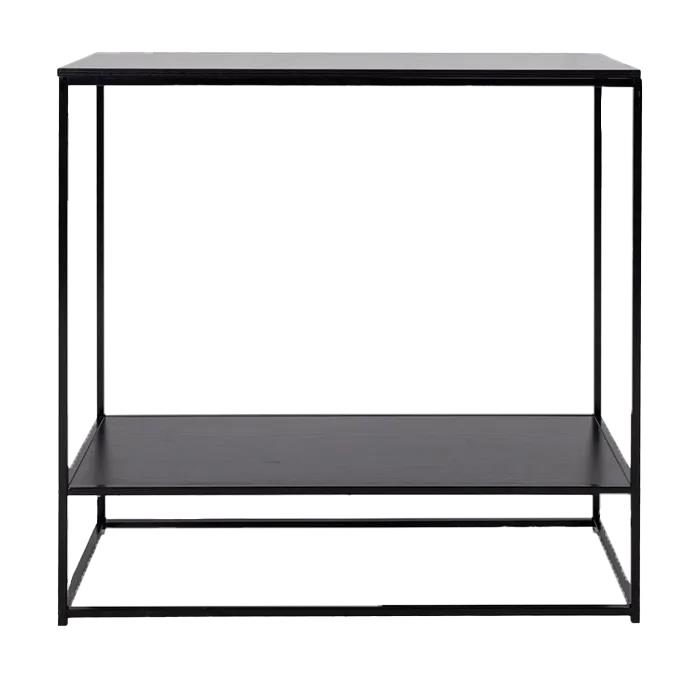 Artichok Karen metalen sidetable zwart - 80 x 36 cm