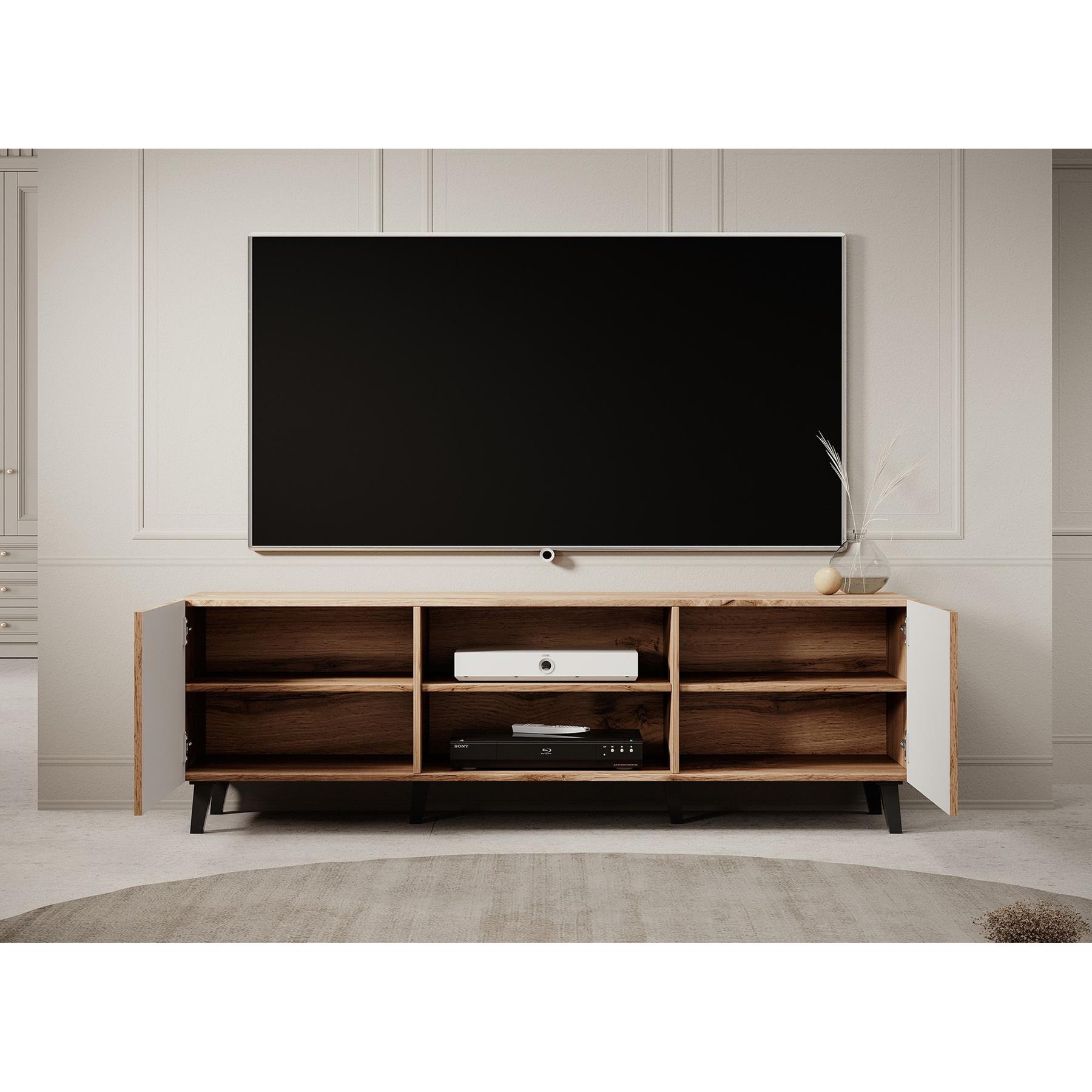 Meubella TV-Meubel Vintar - Eiken - 150 cm