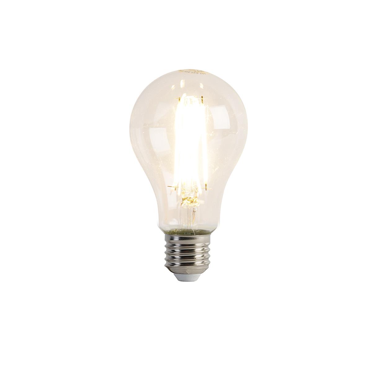 LUEDD Set van 3 E27 LED lamp A67 helder 8W 1055 lm 2700K