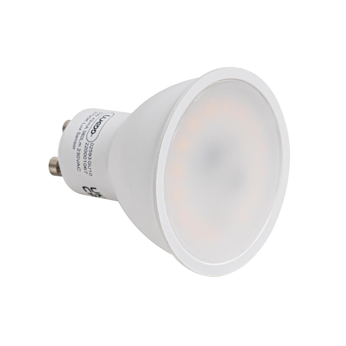 LUEDD GU10 LED lamp schemersensor 5W 380 lm 2700K