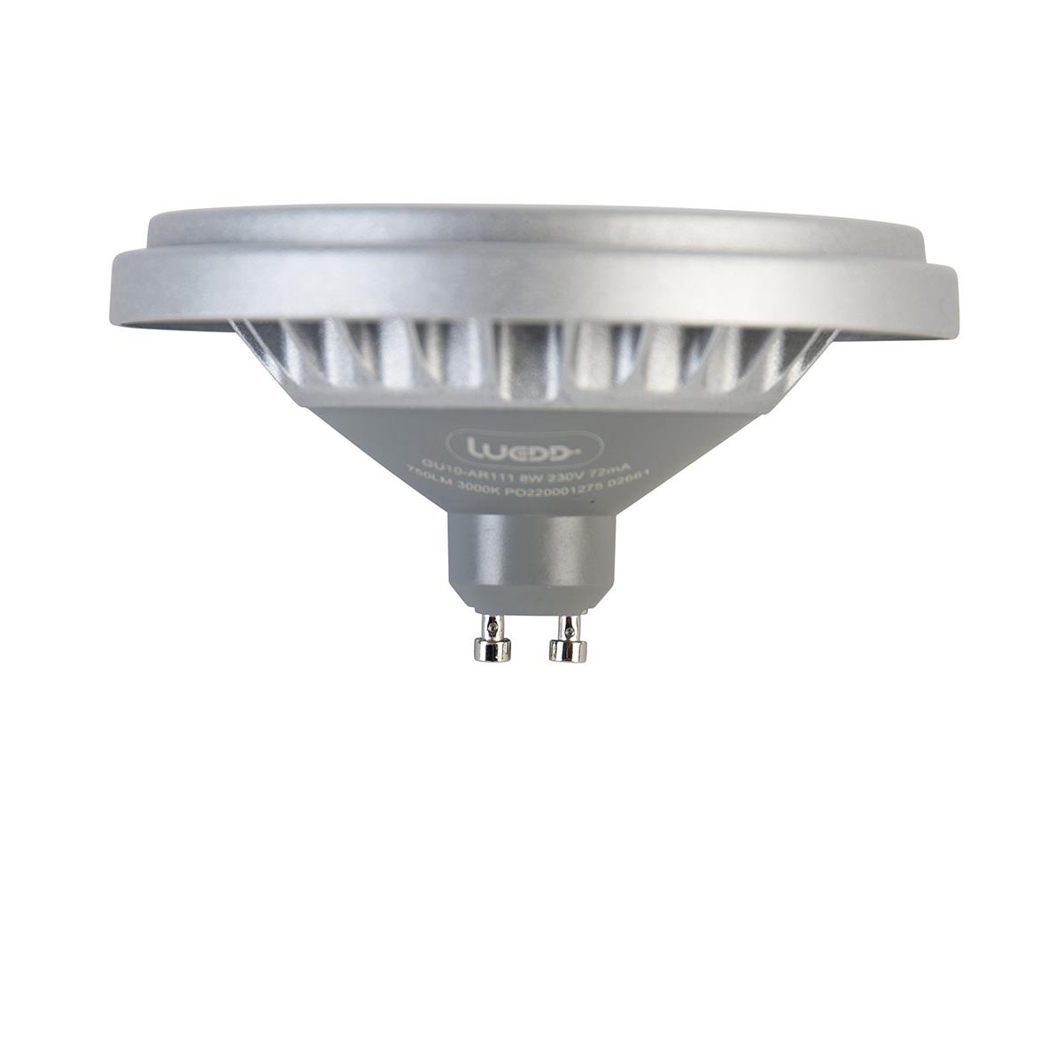 LUEDD GU10 LED lamp helder 111mm 8W 750 lm 3000K