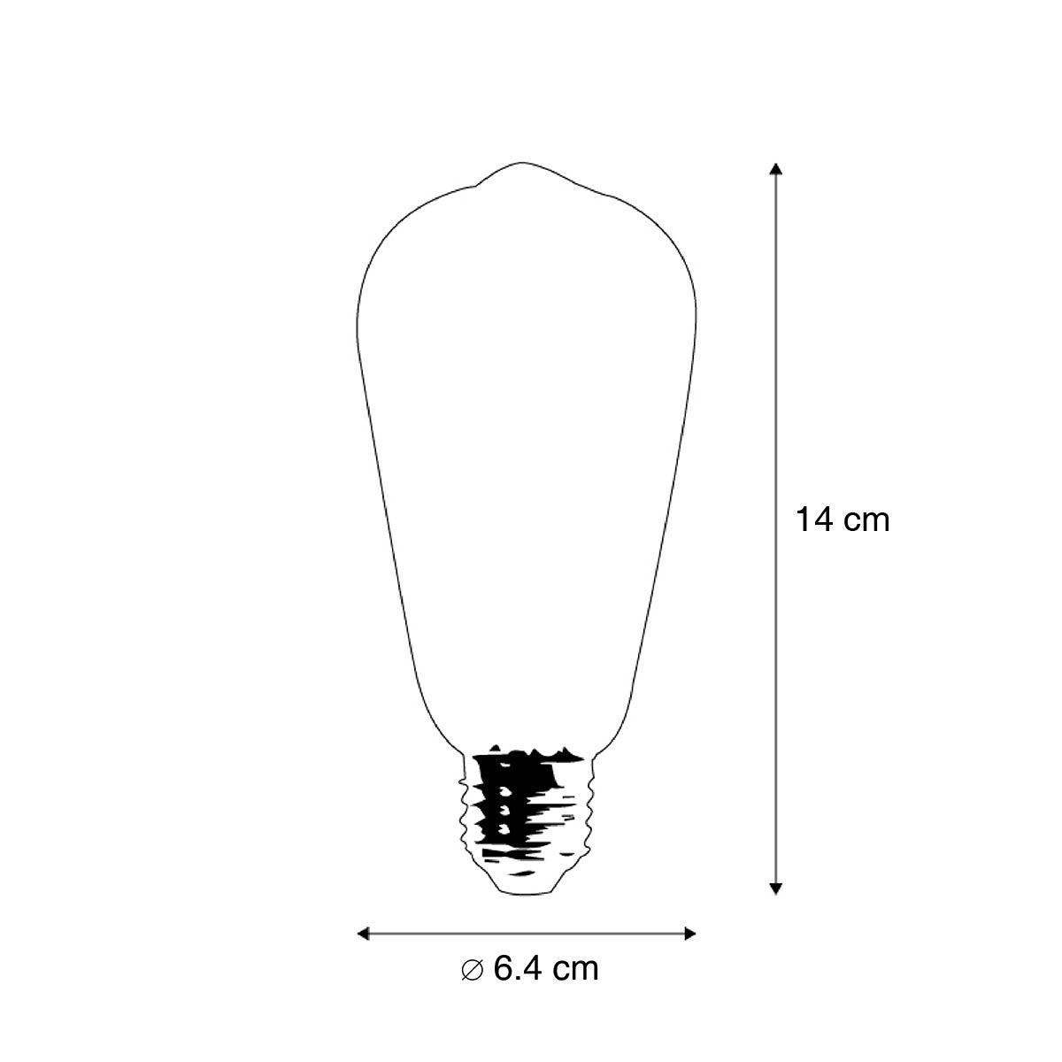 LUEDD Smart E27 LED lamp ST64 4,5W 470 lm 1800-4000K