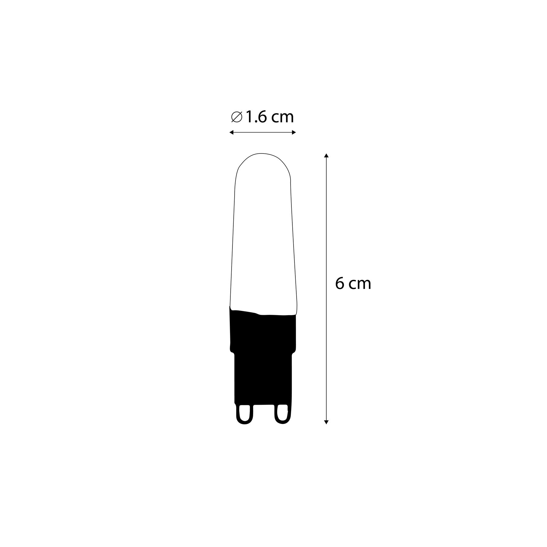 LUEDD G9 LED filament lamp 2,5W 240 lm 2300K