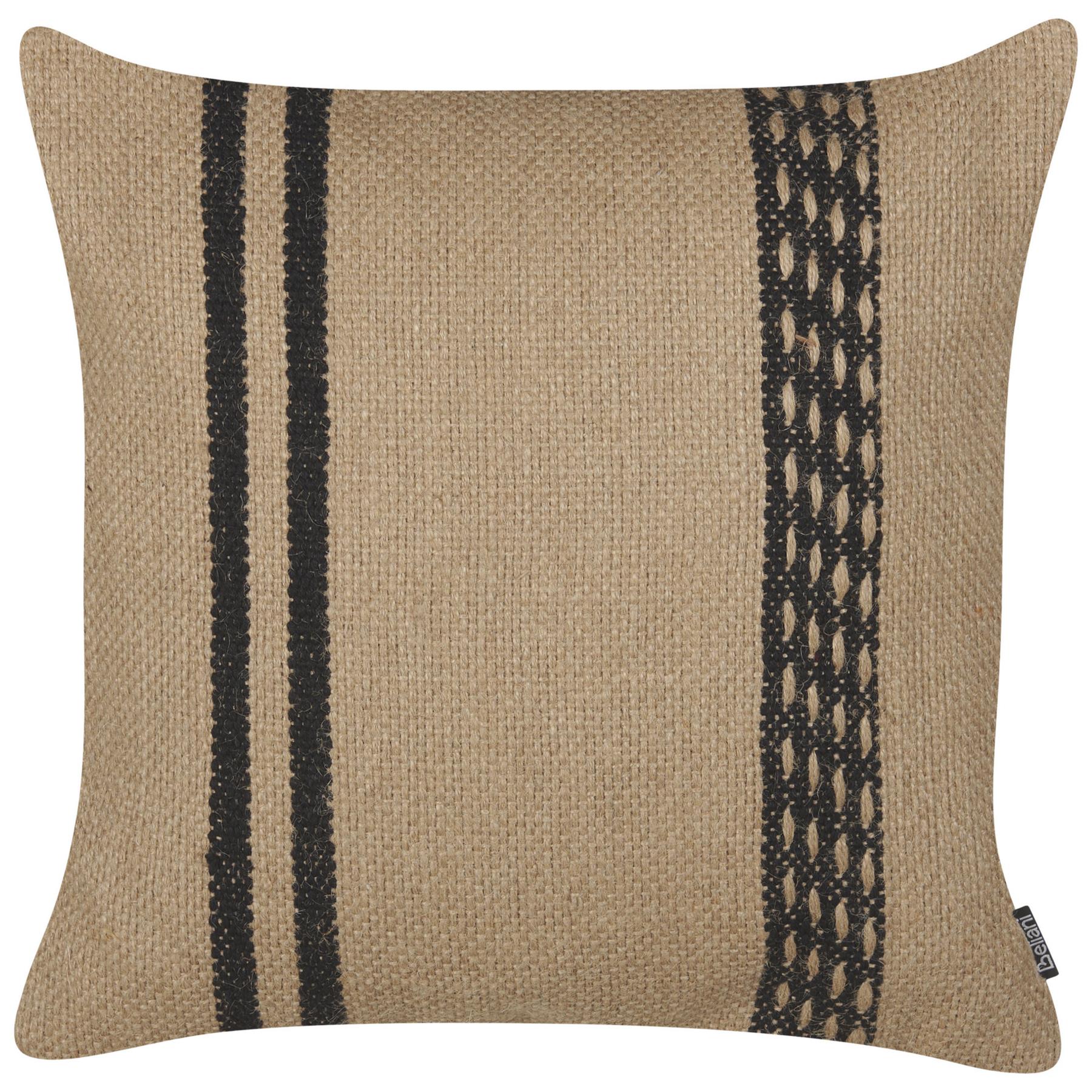 Beliani - DESALIX - Sierkussen set van 2 - Beige - 45 x 45 cm - Jute