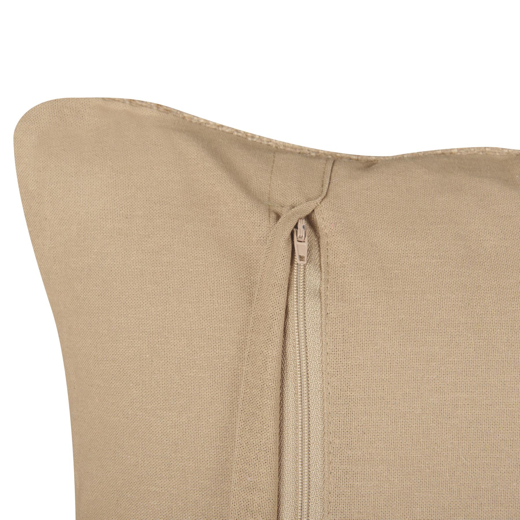 Beliani - DESALIX - Sierkussen set van 2 - Beige - 45 x 45 cm - Jute