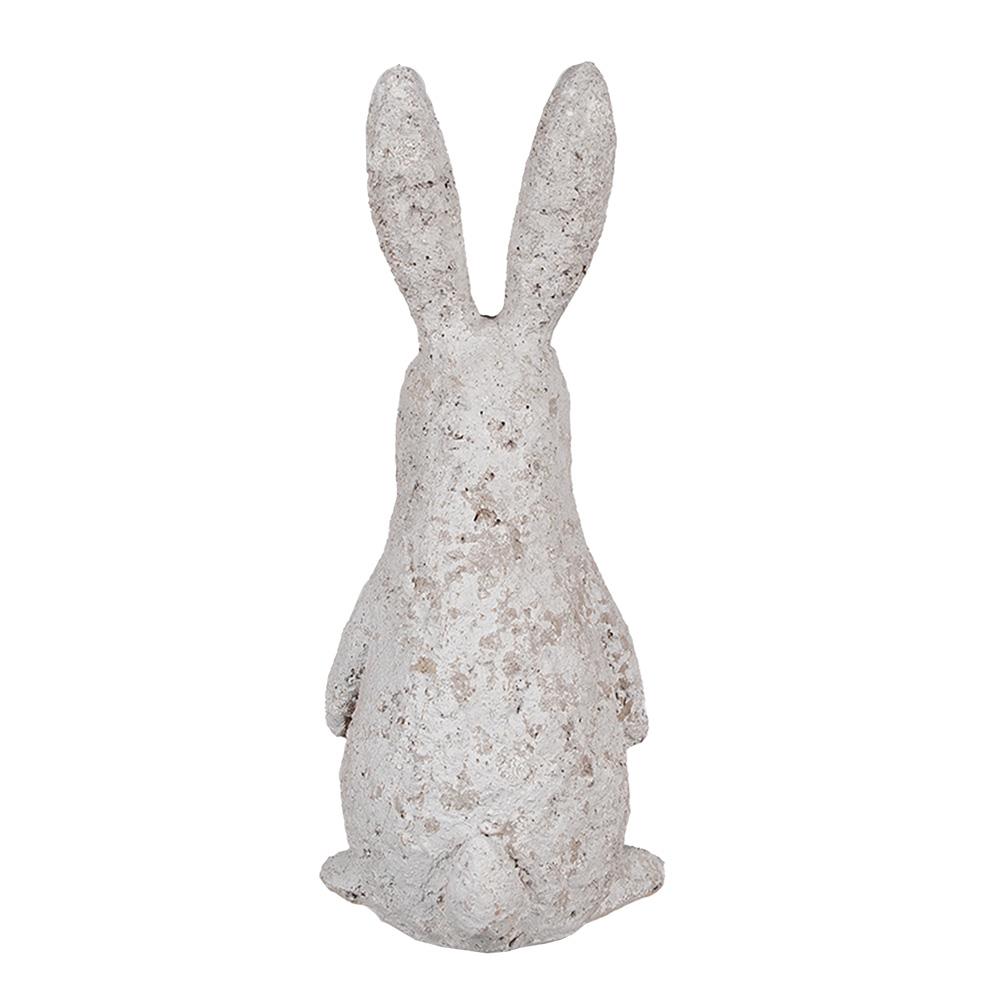 Clayre & Eef Beeld Konijn 26 cm Beige Polyresin Paasdecoratie