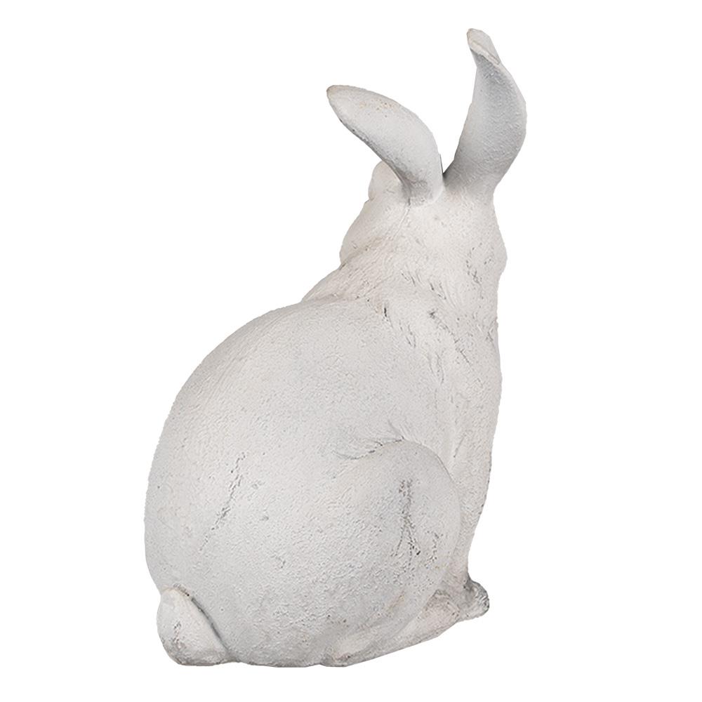 Clayre & Eef Beeld Konijn 21 cm Beige Polyresin Paasdecoratie