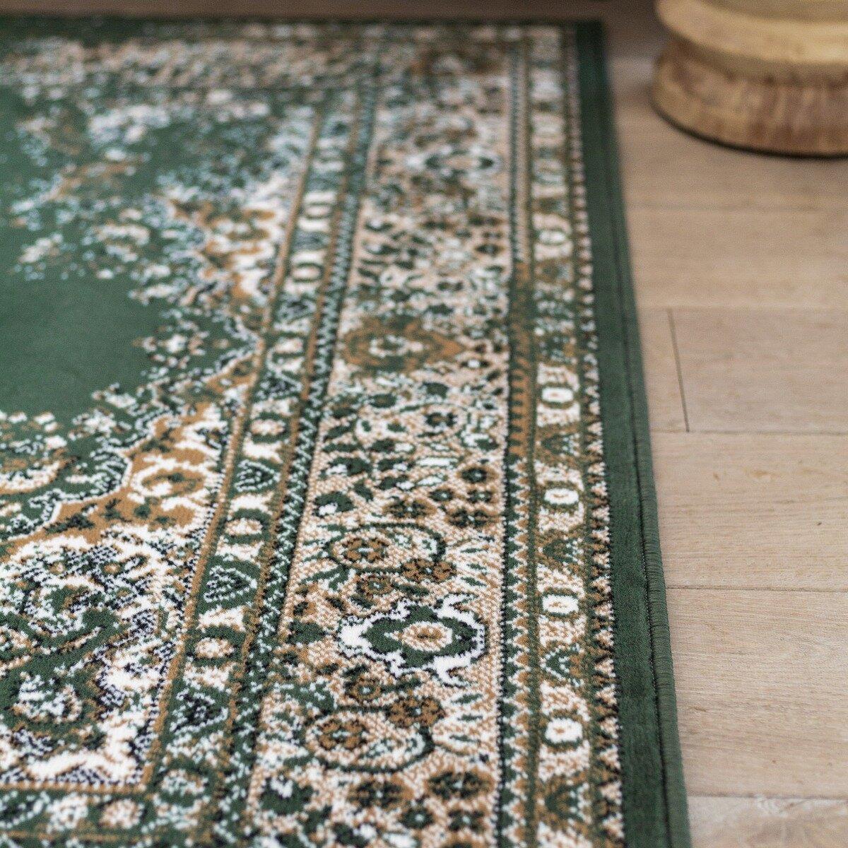 Interieur05 Vloerkleed Vintage Keshan Groen 80x150cm