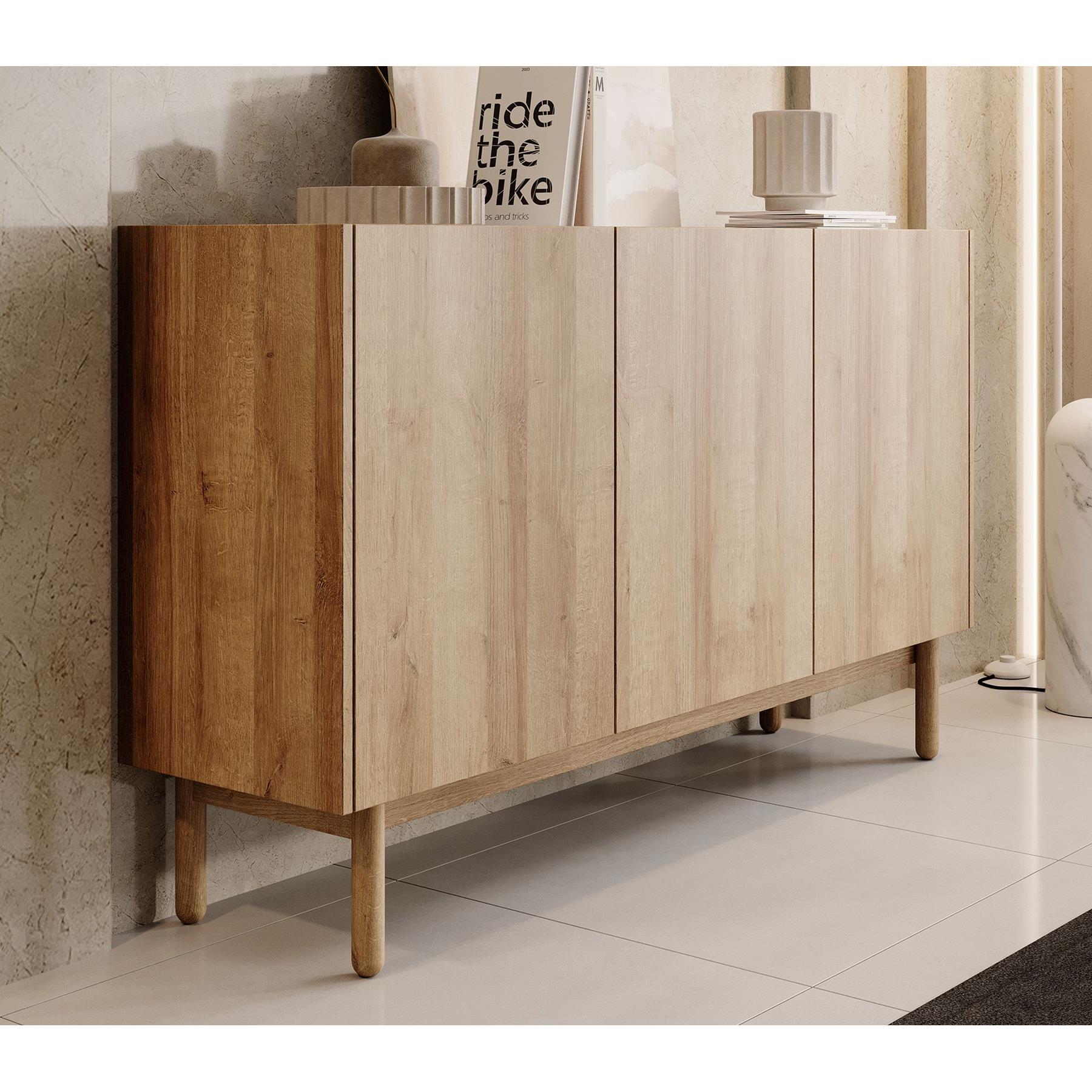 Meubella Dressoir Cayenne - Eiken - 144 cm - Hoog