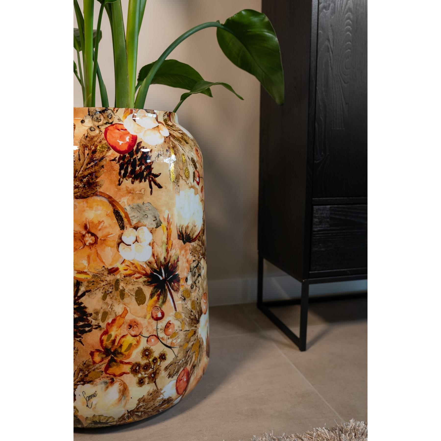 TS Collection Bloempot hoog Cotton cream - 30x42 - Cotton cream