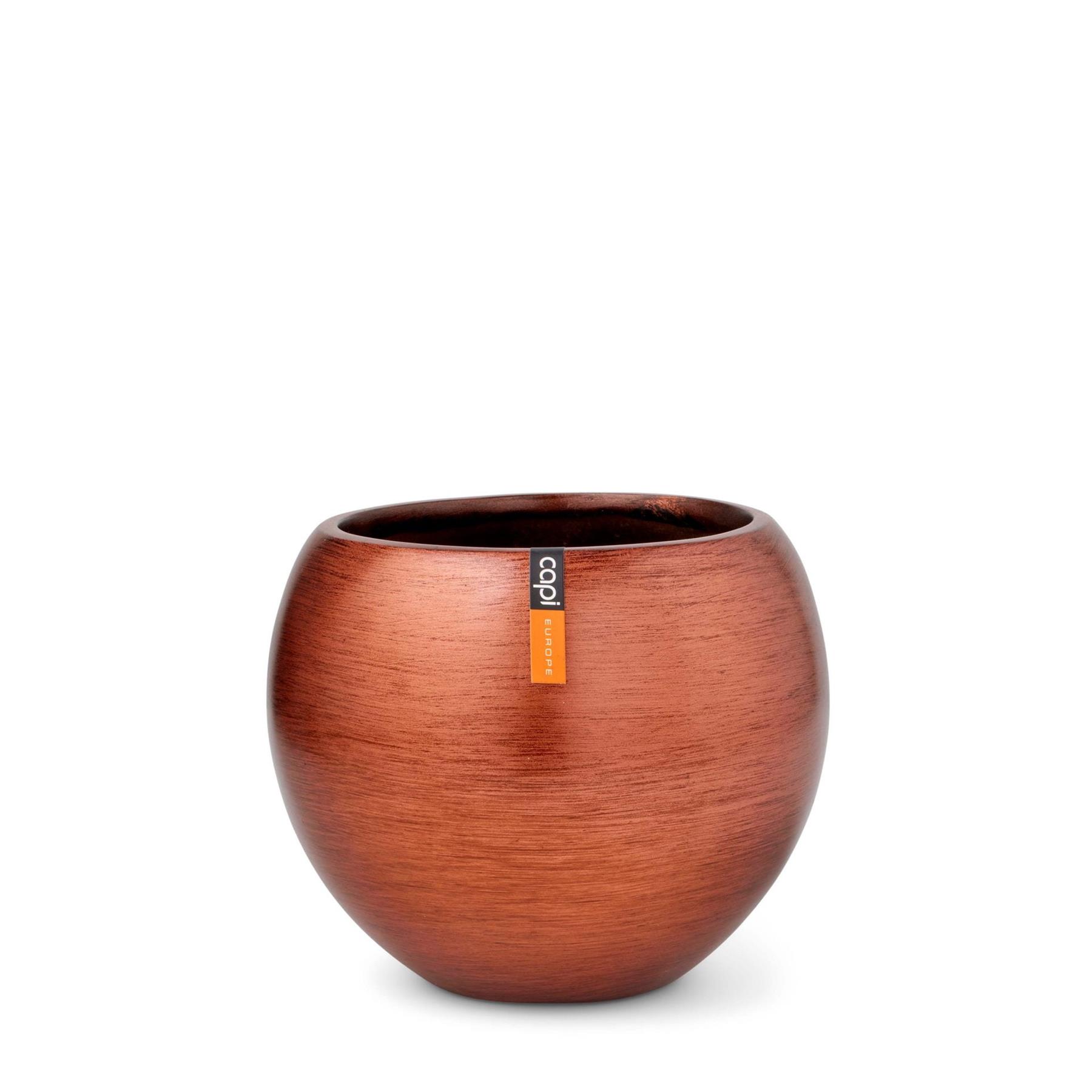Capi Europe Vaas bol Retro Gold & Copper - 10x9 - Koper