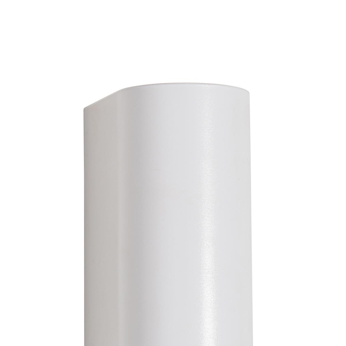 QAZQA Moderne buiten wandlamp wit kunststof ovaal 2-lichts - Baleno