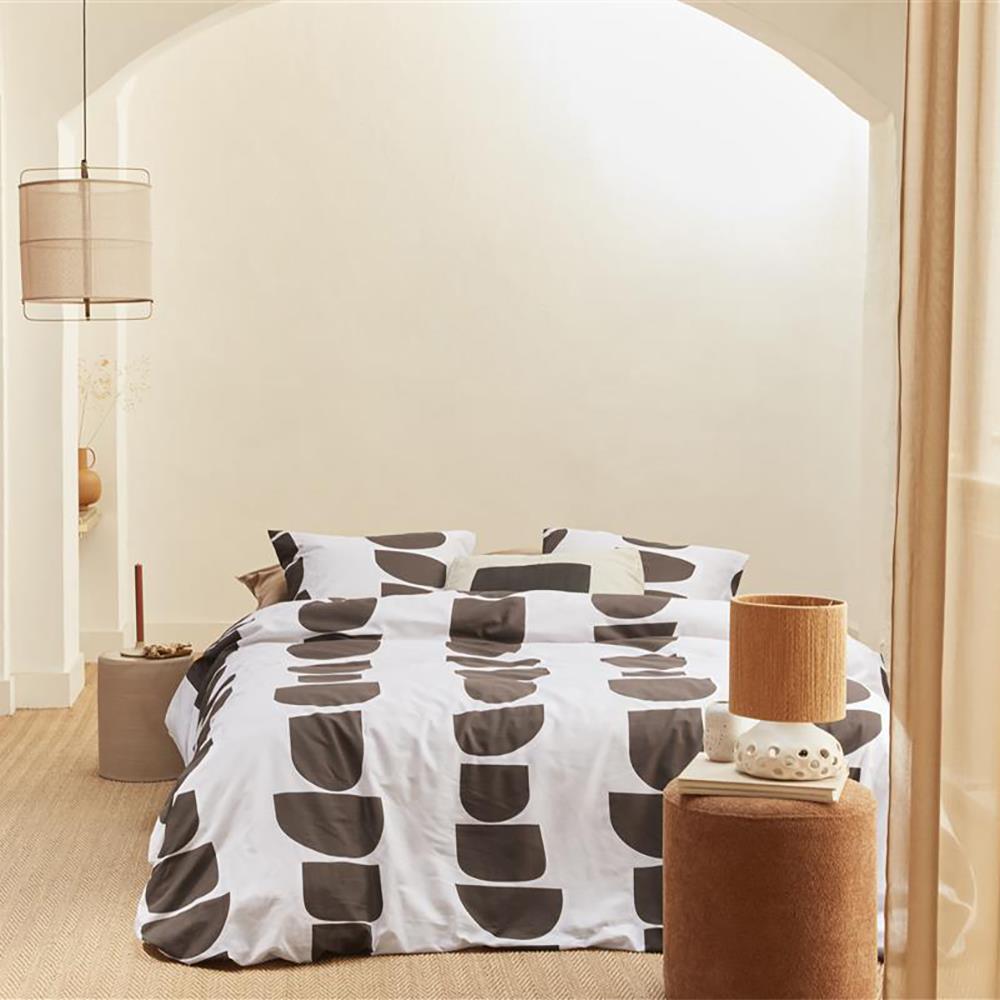 vtwonen Moons Dekbedovertrek 140 x 200/220 cm - Bruin
