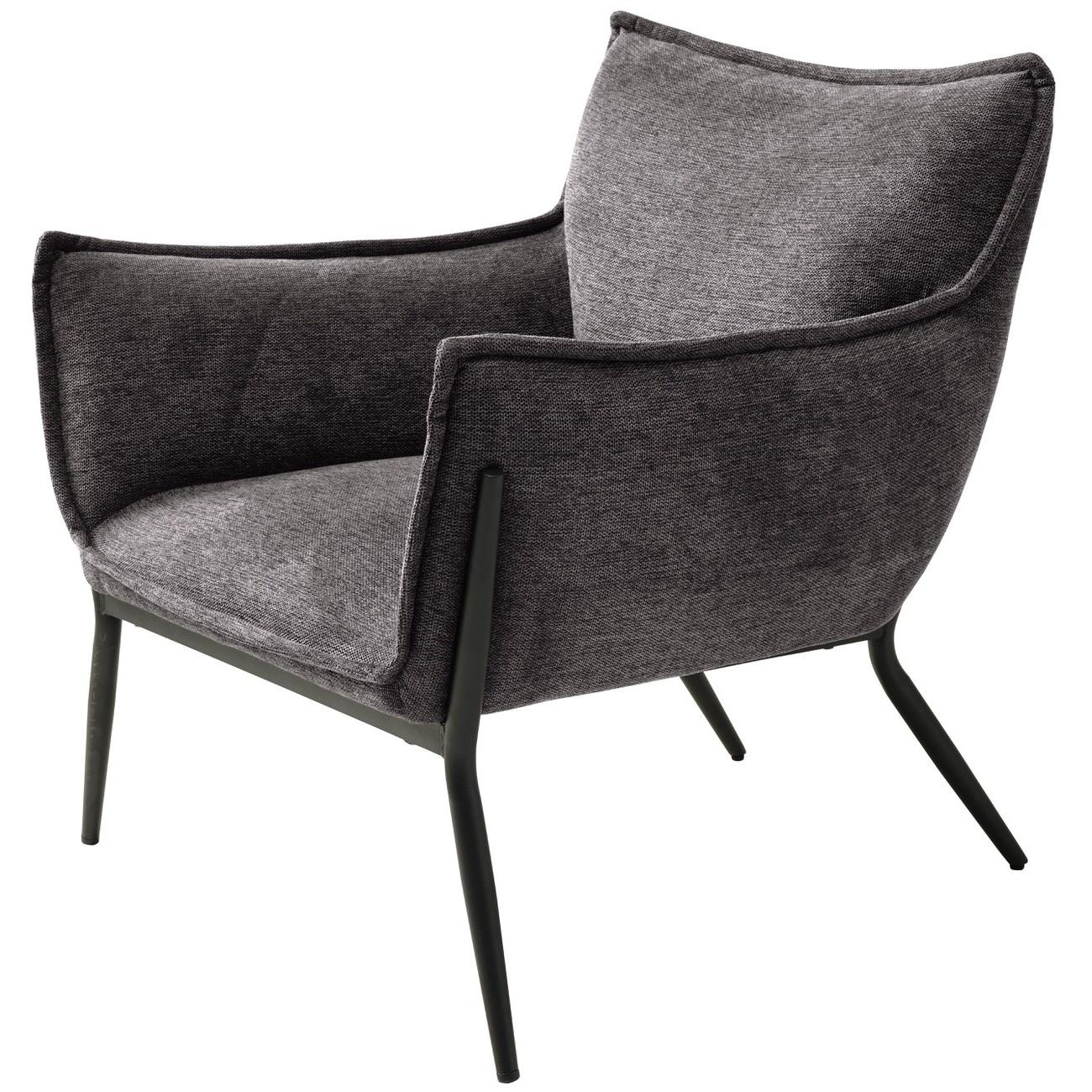 Giga Living - Fauteuil Calgary Stof Donkergrijs